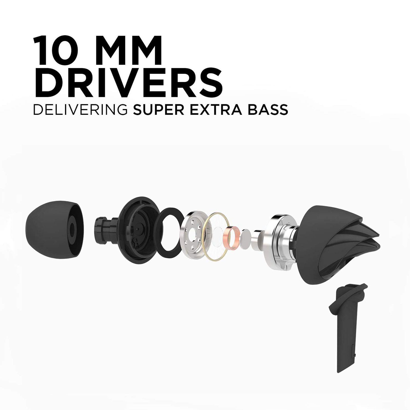 boAt BassHeads 100 Wired Earphone with Mic (In Ear, Black)_4