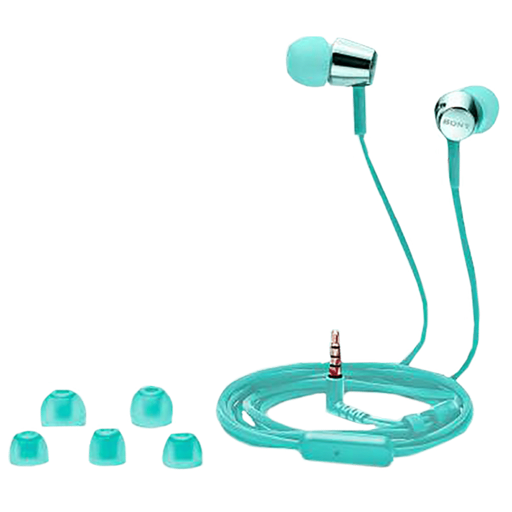SONY MDR-EX155APLQIN Wired Earphone with Mic (In Ear, Light Blue)_5