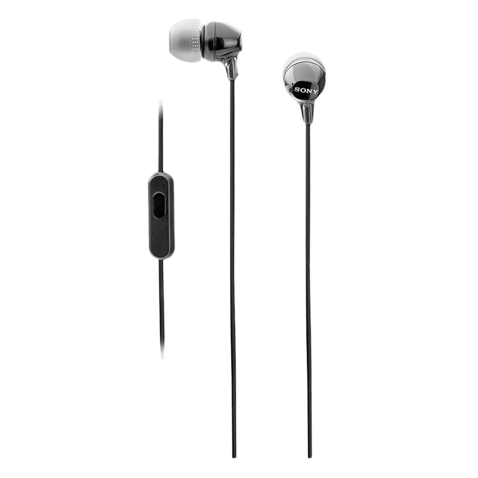 SONY MDR-EX14AP Wired Earphone with Mic (In Ear, Black) SONY MDR-EX14AP Wired Earphone with Mic (In Ear, Black)_4