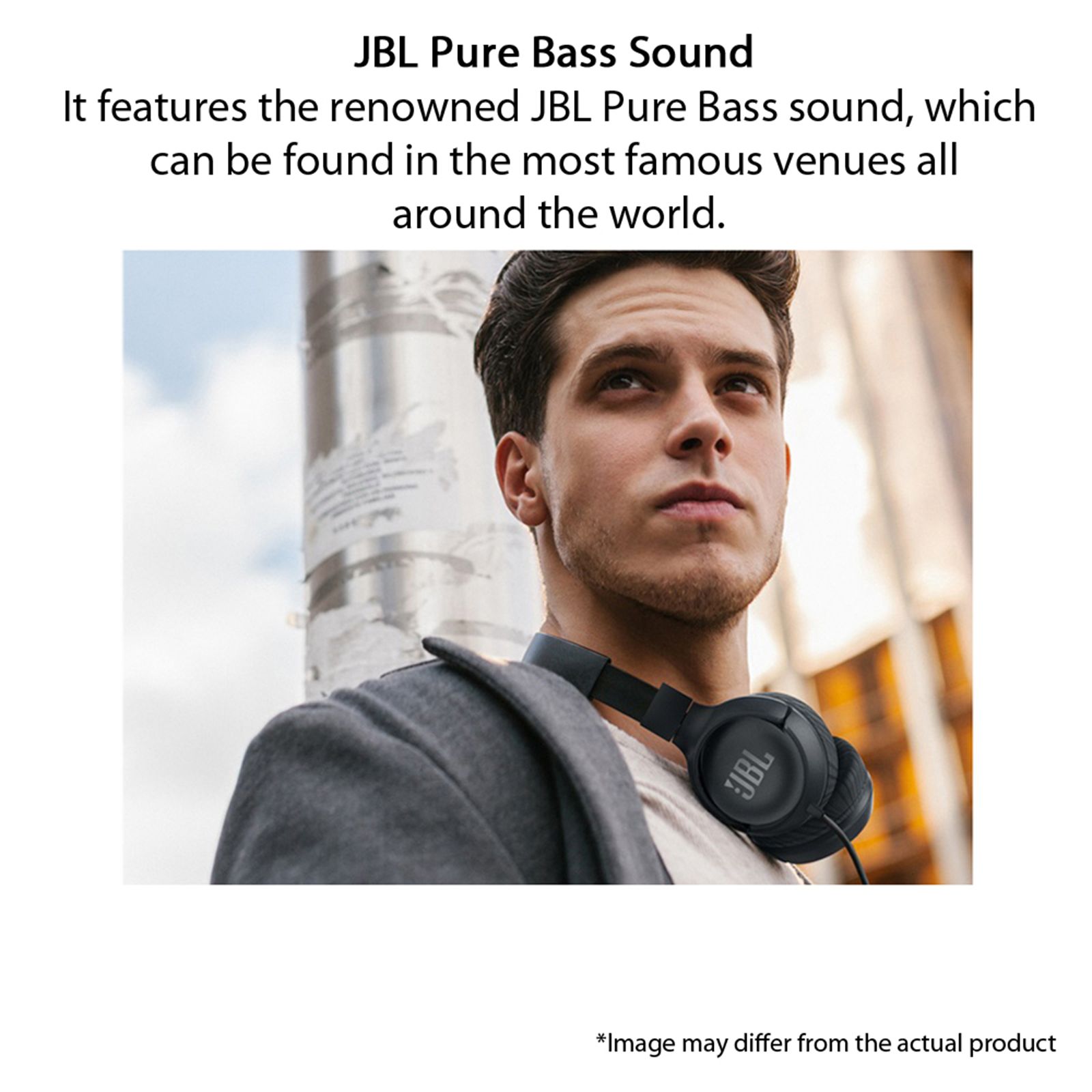 JBL Tune 500 Wired Headphone with Mic (On Ear, Black) JBL Tune 500 Wired Headphone with Mic (On Ear, Black)_8