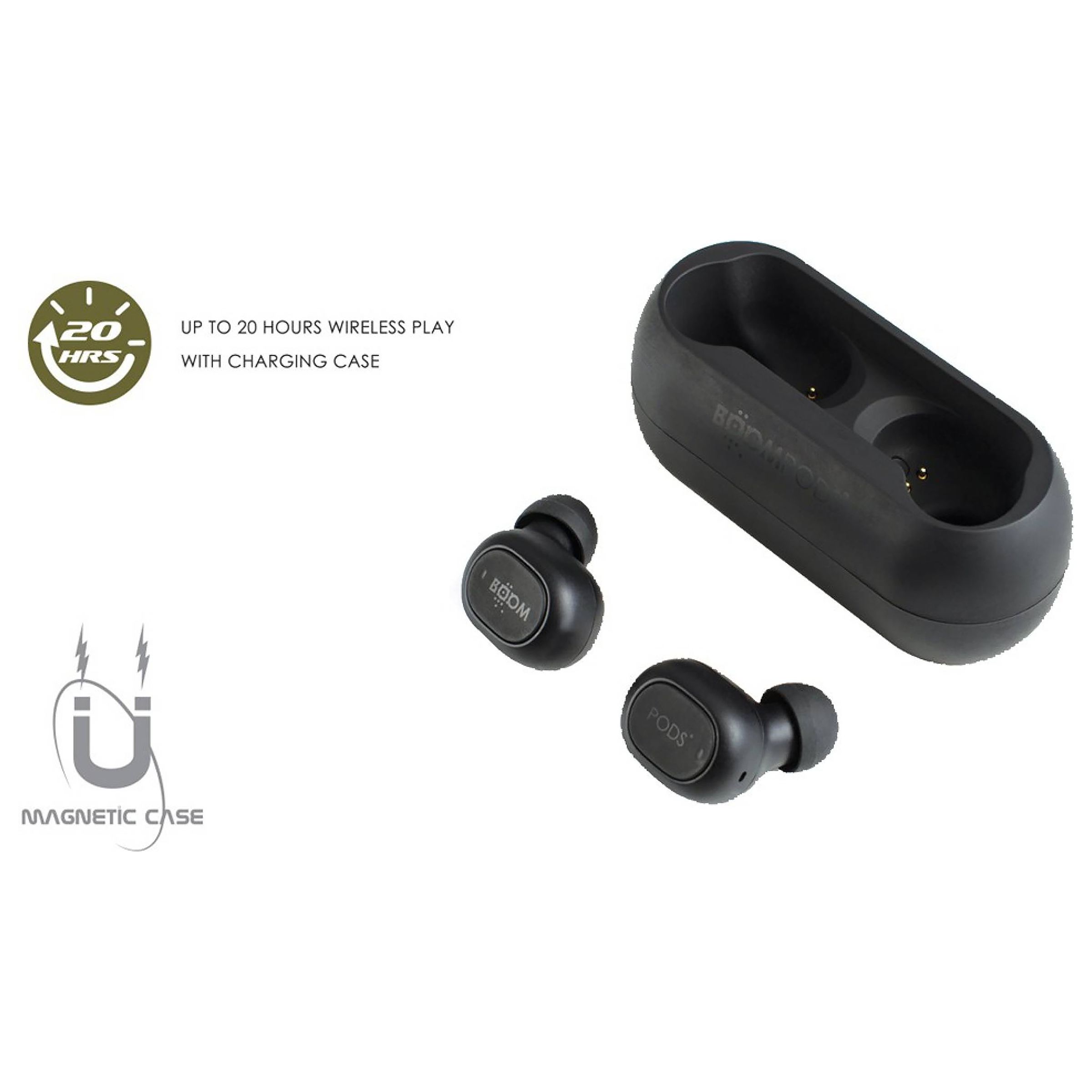 BOOMPODS Boombuds X TWS Earbuds (IPX6 Water Resistant, Upto 20 Hours Playback, Black) BOOMPODS Boombuds X TWS Earbuds (IPX6 Water Resistant, Upto 20 Hours Playback, Black)_6