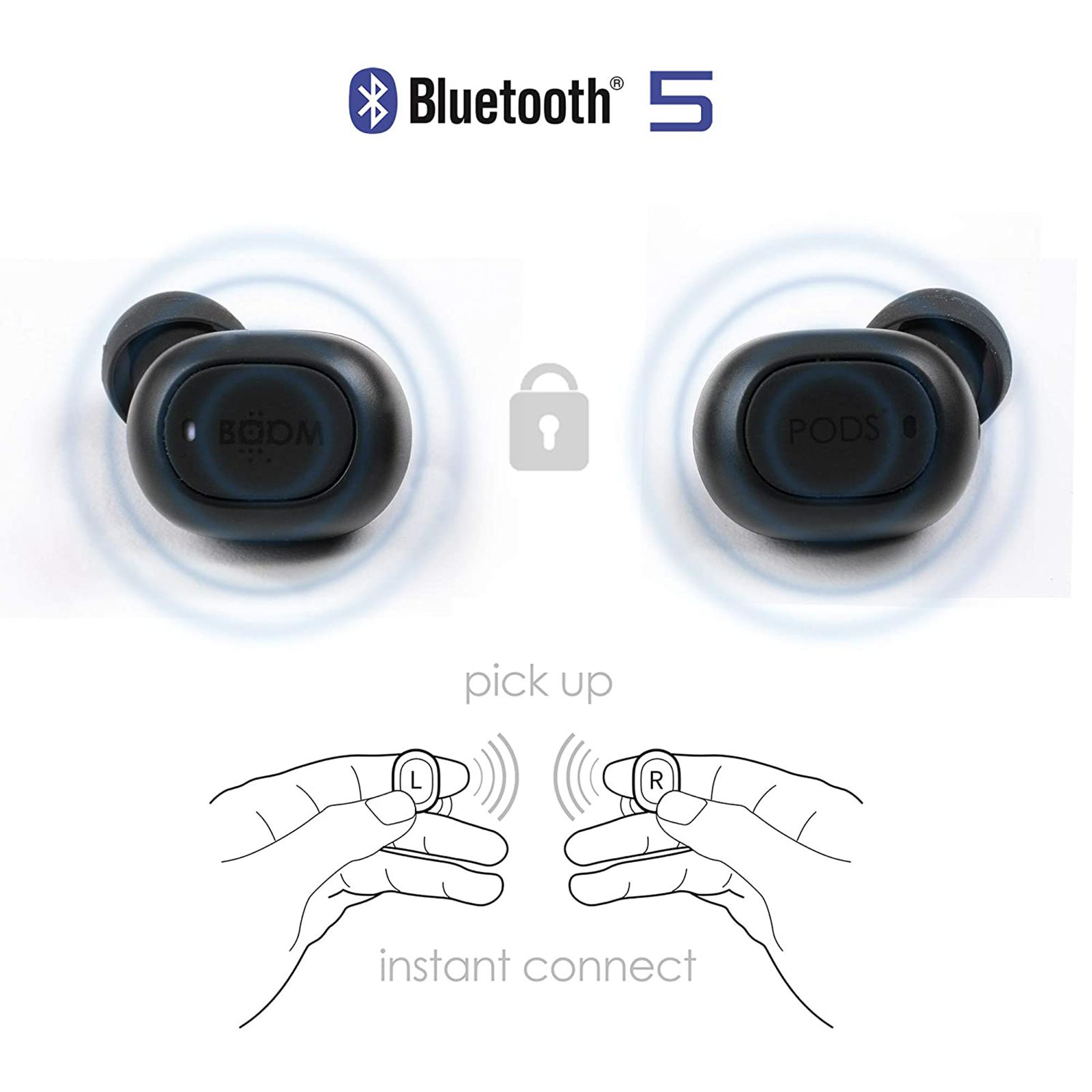 BOOMPODS Boombuds X TWS Earbuds (IPX6 Water Resistant, Upto 20 Hours Playback, Black) BOOMPODS Boombuds X TWS Earbuds (IPX6 Water Resistant, Upto 20 Hours Playback, Black)_12