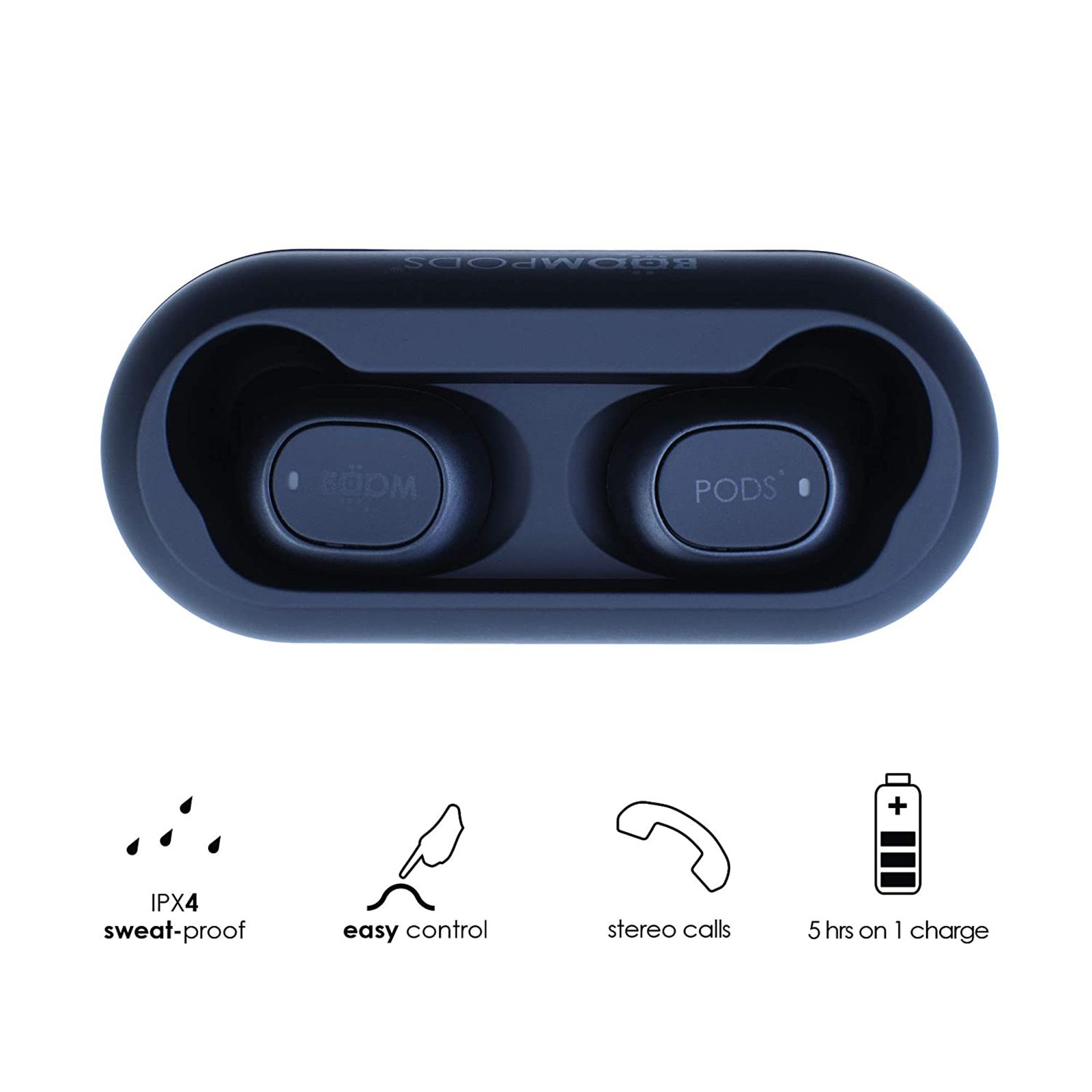 BOOMPODS Boombuds X TWS Earbuds (IPX6 Water Resistant, Upto 20 Hours Playback, Black) BOOMPODS Boombuds X TWS Earbuds (IPX6 Water Resistant, Upto 20 Hours Playback, Black)_14