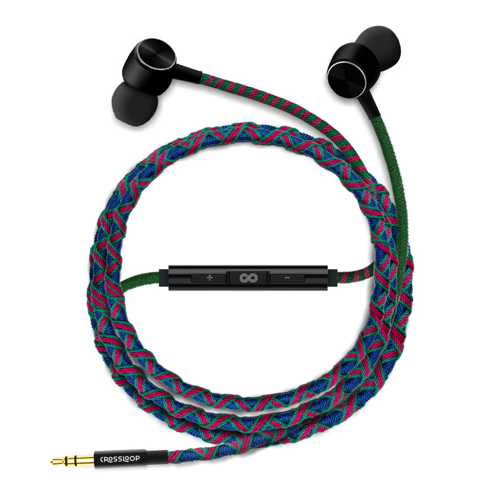 CROSSLOOP Pro Series CSLE013-E Wired Earphone with Mic (In Ear, Blue & Pink) CROSSLOOP Pro Series CSLE013-E Wired Earphone with Mic (In Ear, Blue & Pink)_8