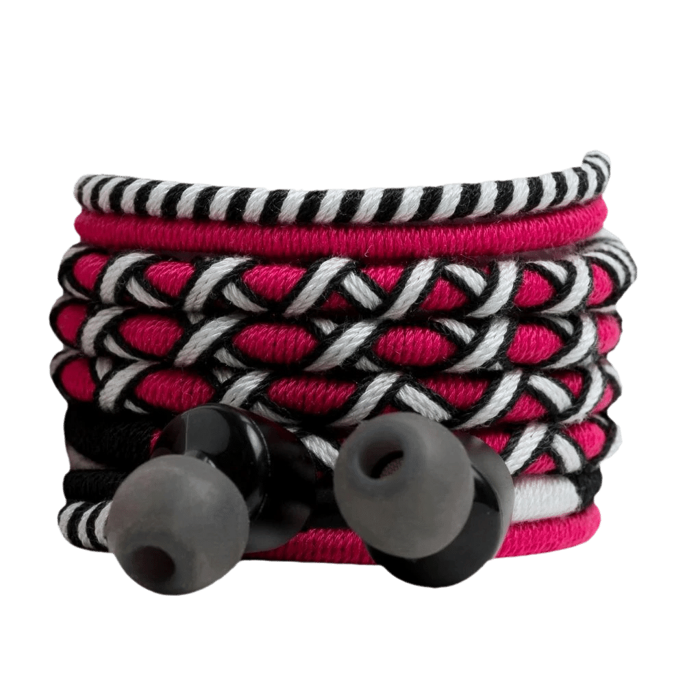 CROSSLOOP Pro Series CSLE023-E Wired Earphone with Mic (In Ear, Pink & Black)_12