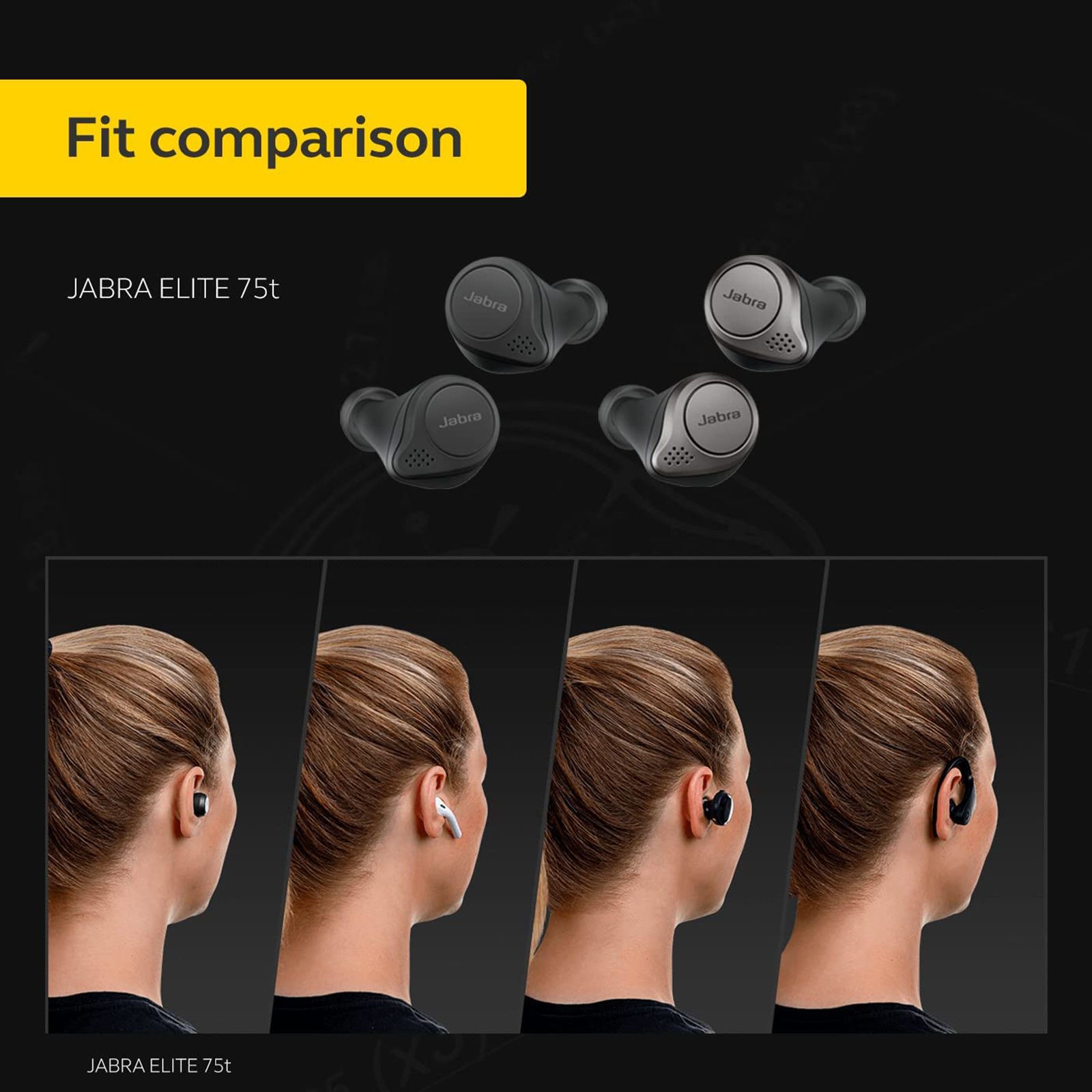 Jabra Elite 75t 100-99090000-40 TWS Earbuds with Active Noise Cancellation (IP55 Water Resistant, 24 Hours Playback, Titanium Black) Jabra Elite 75t 100-99090000-40 TWS Earbuds with Active Noise Cancellation (IP55 Water Resistant, 24 Hours Playback, Titanium Black)_7