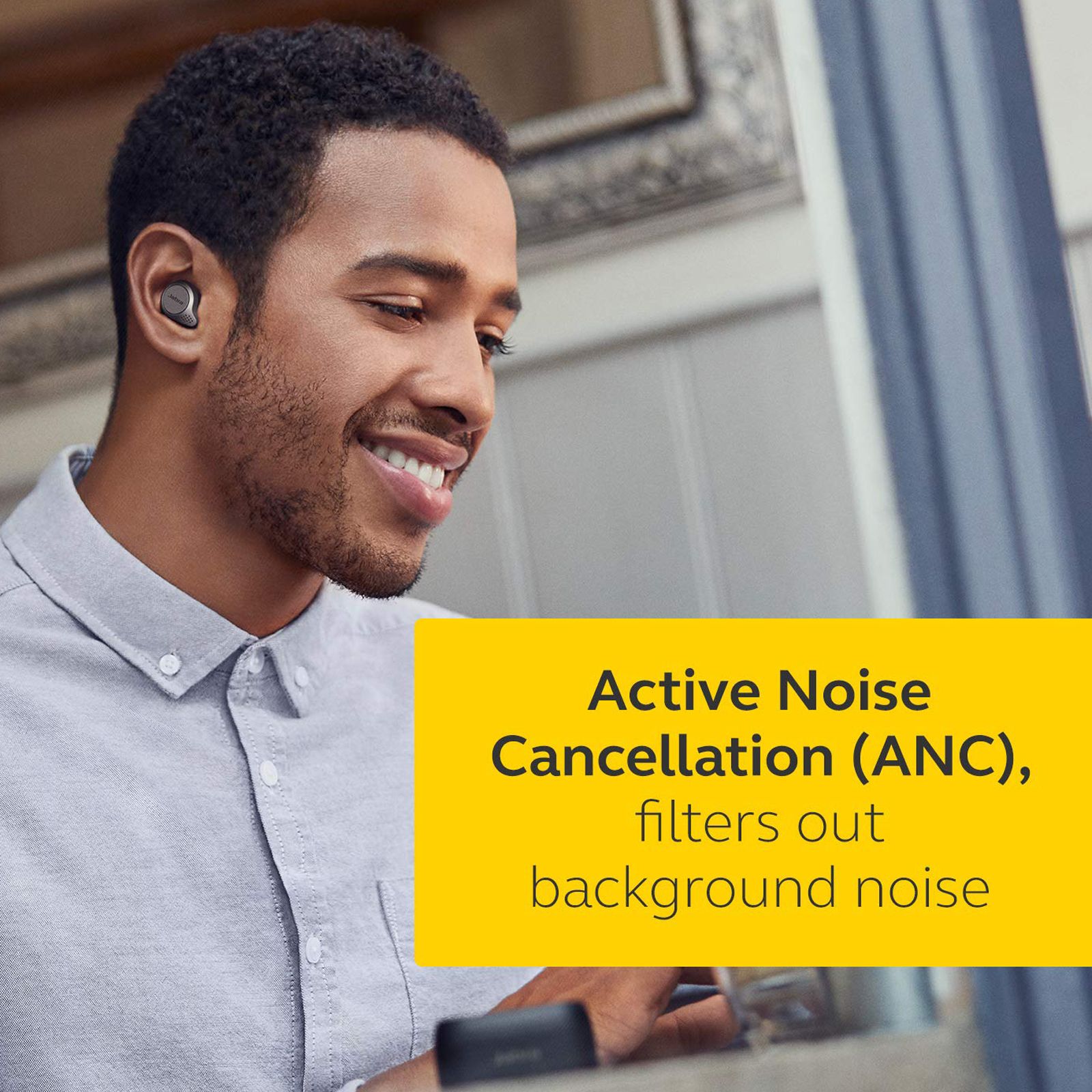 Jabra Elite 75t 100-99090000-40 TWS Earbuds with Active Noise Cancellation (IP55 Water Resistant, 24 Hours Playback, Titanium Black) Jabra Elite 75t 100-99090000-40 TWS Earbuds with Active Noise Cancellation (IP55 Water Resistant, 24 Hours Playback, Titanium Black)_12