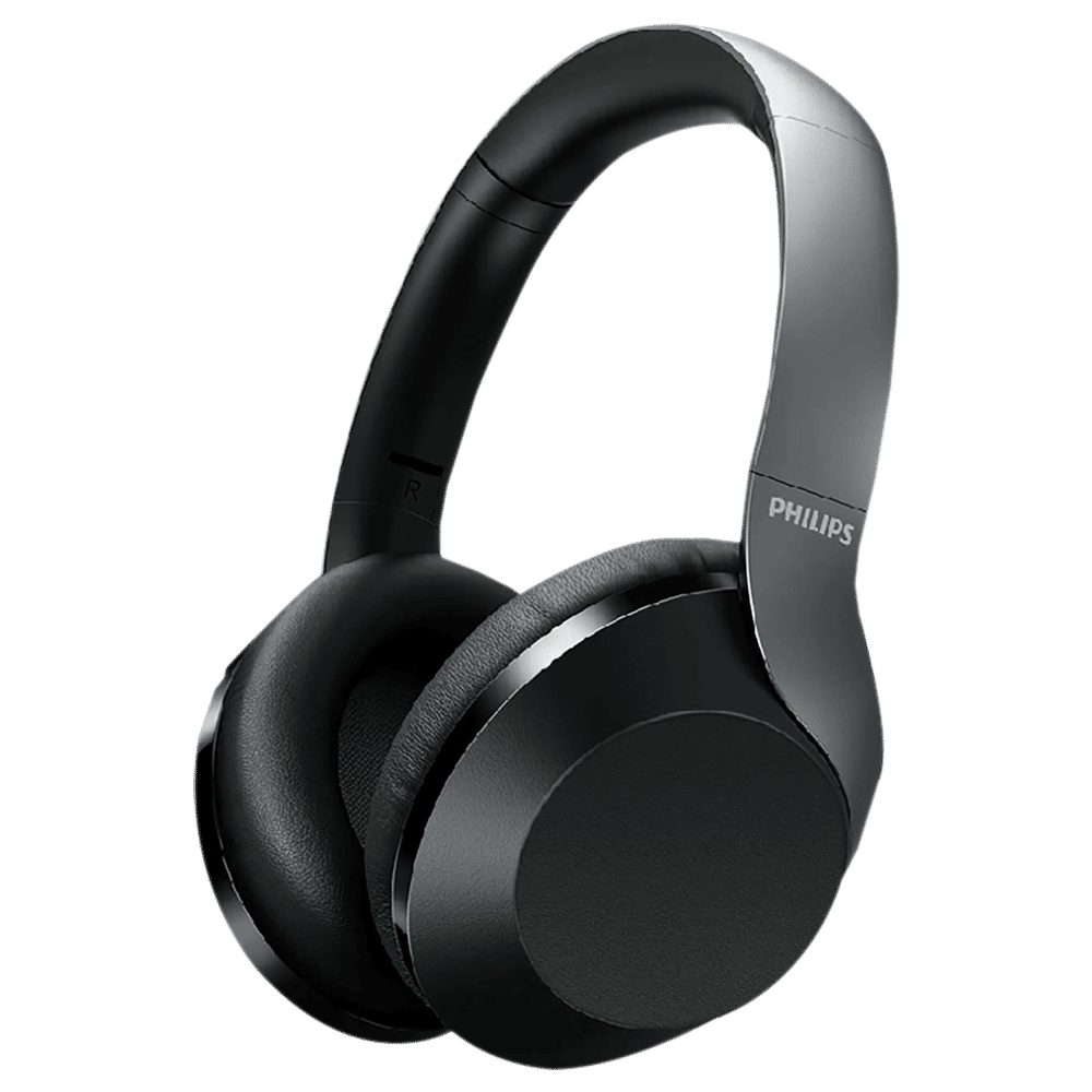 Philips TAPH805 Bluetooth Headphones with Mic (Active Noise Cancellation, Over Ear, Black)_1