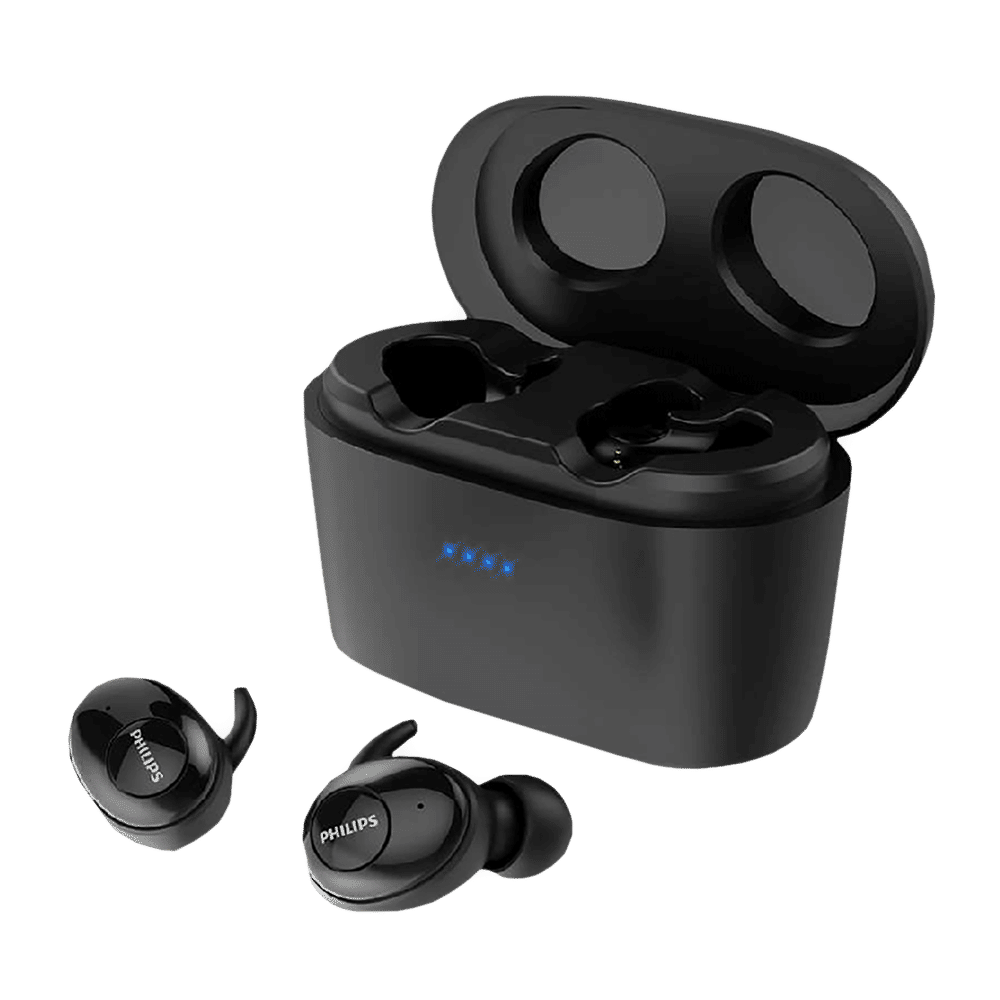 PHILIPS SHB2515BK/00 TWS Earbuds with Noise Isolation (Upto 100 Hours Playback, Black)_1