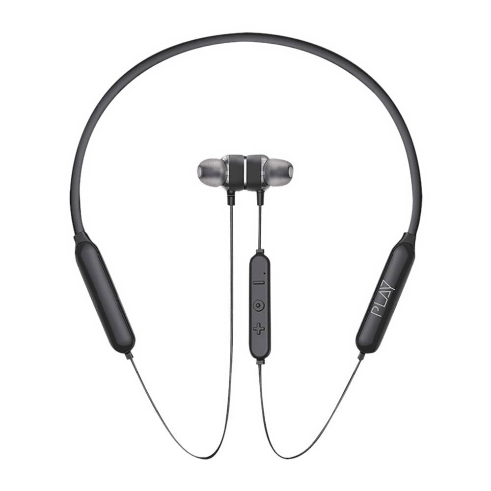 World Of PLAY PLAYGO N23 Neckband (IPX5 Sweatproof, 20 Hours Playback, Galaxy Black) World Of PLAY PLAYGO N23 Neckband (IPX5 Sweatproof, 20 Hours Playback, Galaxy Black)_1