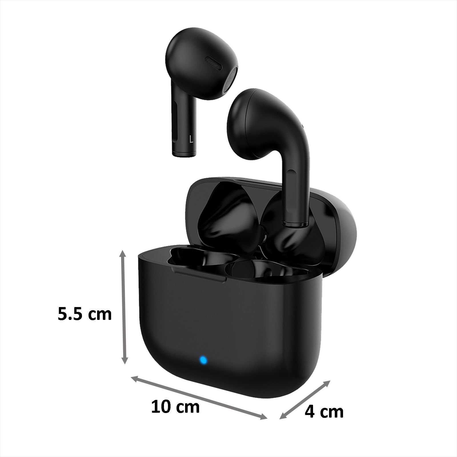 BOOMPODS Zero Buds TWS Earbuds with Noise Isolation (IPX5 Water Resistant, 5 Hours Playback, Black)_3