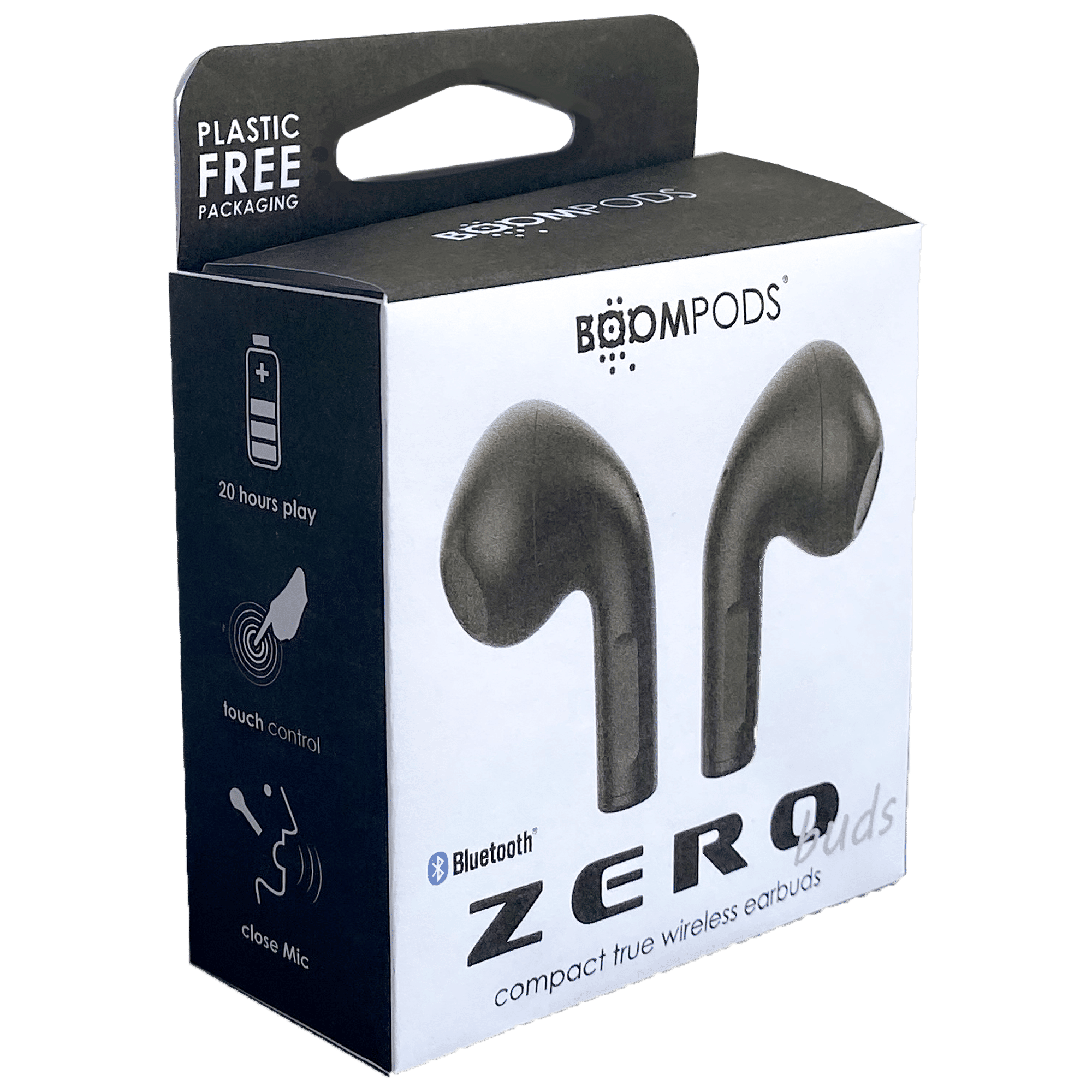 BOOMPODS Zero Buds TWS Earbuds with Noise Isolation (IPX5 Water Resistant, 5 Hours Playback, Black)_8