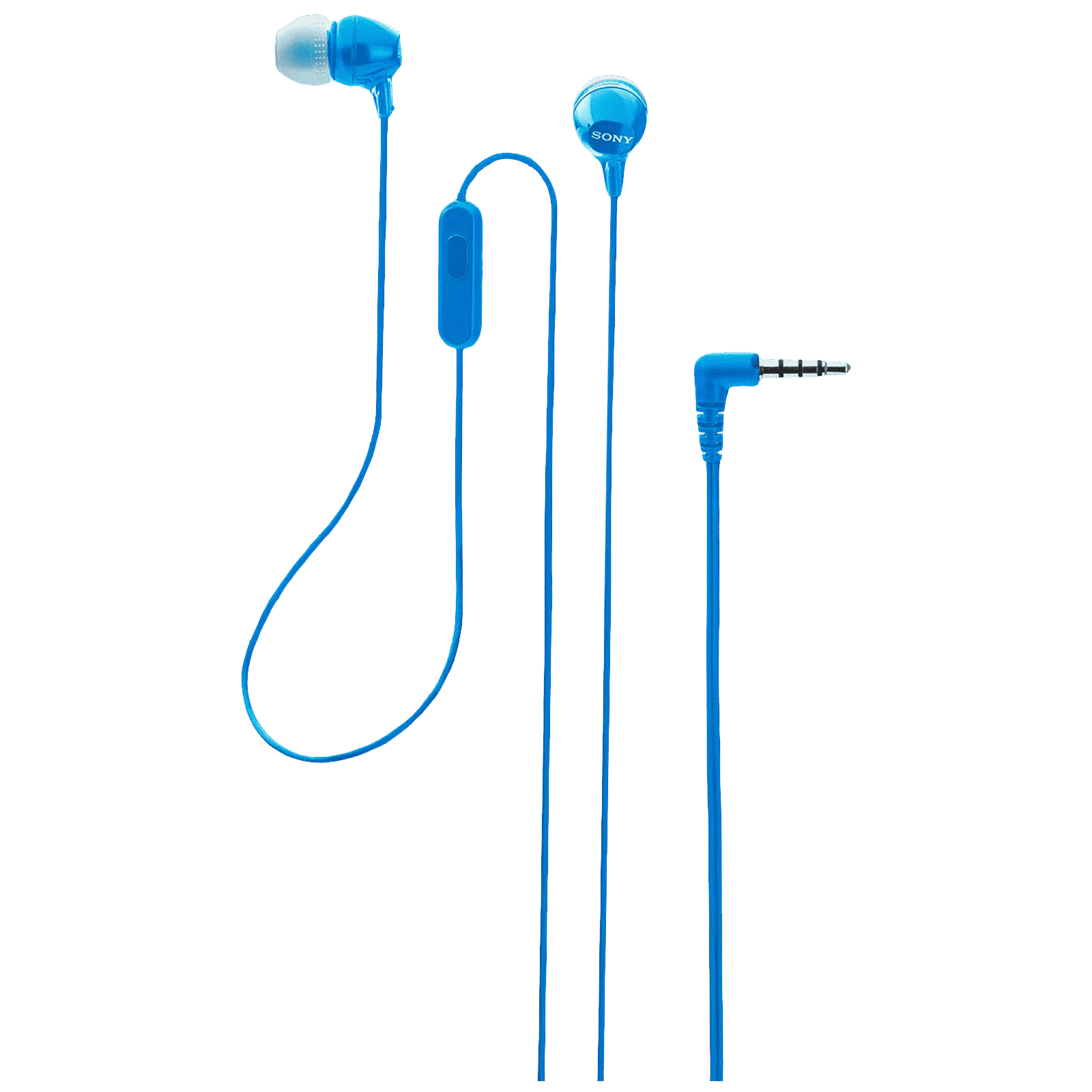 SONY MDR-EX14AP Wired Earphone with Mic (In Ear, Blue) SONY MDR-EX14AP Wired Earphone with Mic (In Ear, Blue)_1