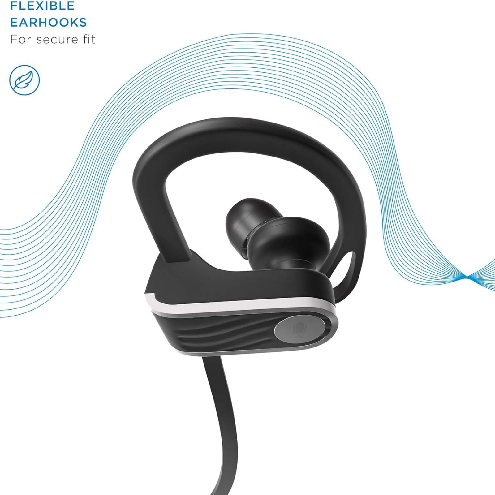 soundLOGIC Sport BEB012PX_BL Neckband with Noise Isolation (Sweatproof, Voice Assistant Enabled, Black) soundLOGIC Sport BEB012PX_BL Neckband with Noise Isolation (Sweatproof, Voice Assistant Enabled, Black)_7