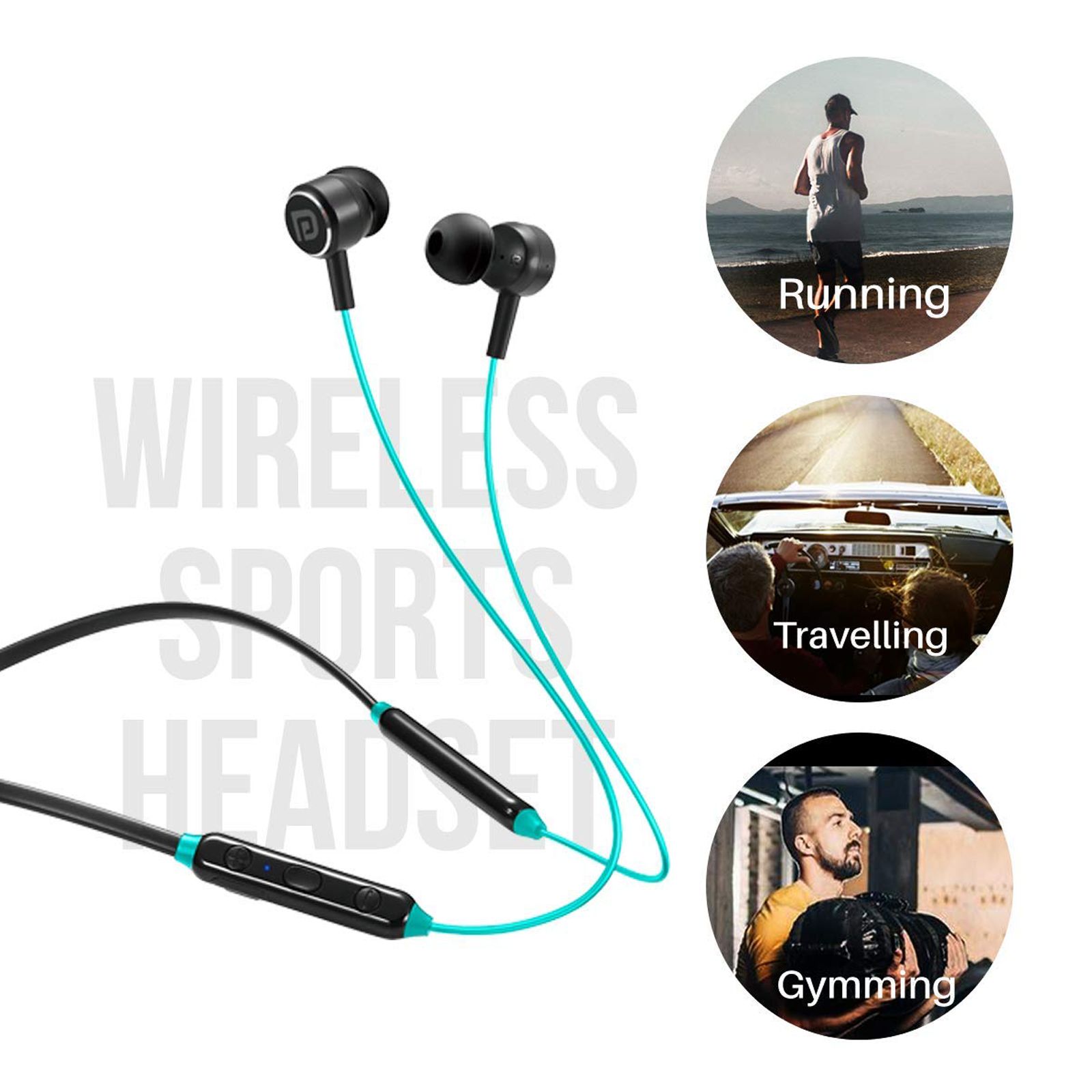 PORTRONICS Harmonics One In-Ear Wireless Earphone with Mic (Bluetooth 5.0, Voice Assistant Supported, POR 1119, Green)_8
