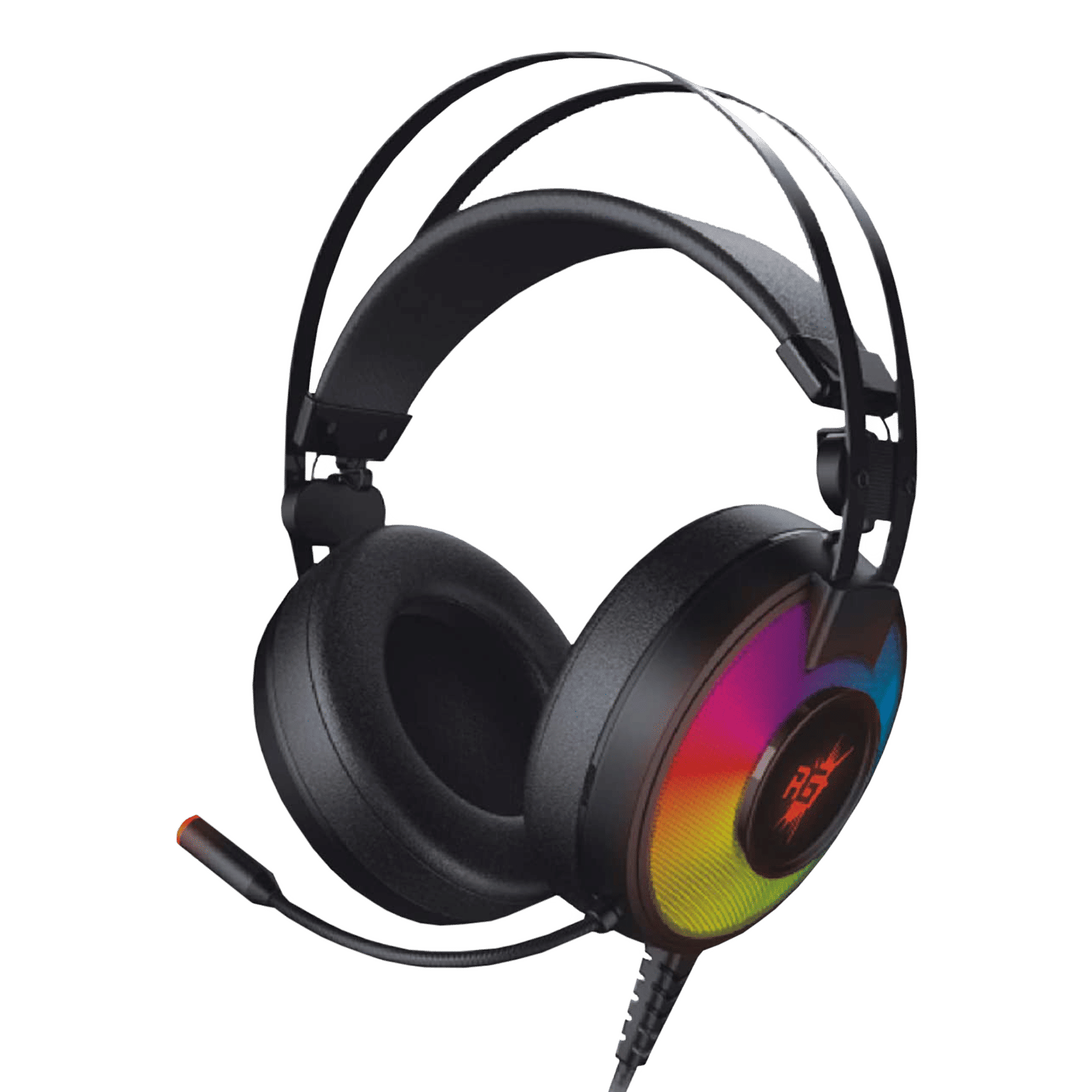 Red Gear Comet 7.1 Wired Gaming Headset with Noise Cancellation (7 Changeable LED Color, Over Ear, Black) Red Gear Comet 7.1 Wired Gaming Headset with Noise Cancellation (7 Changeable LED Color, Over Ear, Black)_1