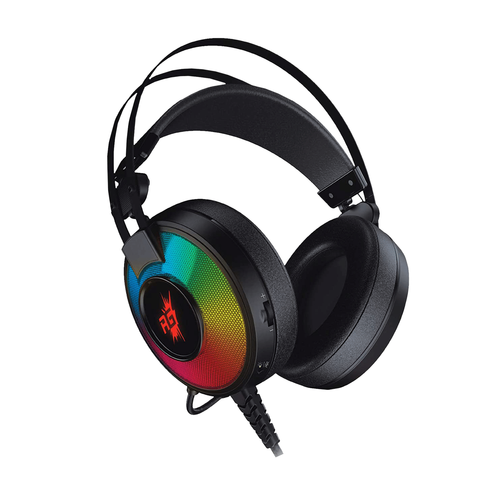 Red Gear Comet 7.1 Wired Gaming Headset with Noise Cancellation (7 Changeable LED Color, Over Ear, Black) Red Gear Comet 7.1 Wired Gaming Headset with Noise Cancellation (7 Changeable LED Color, Over Ear, Black)_4