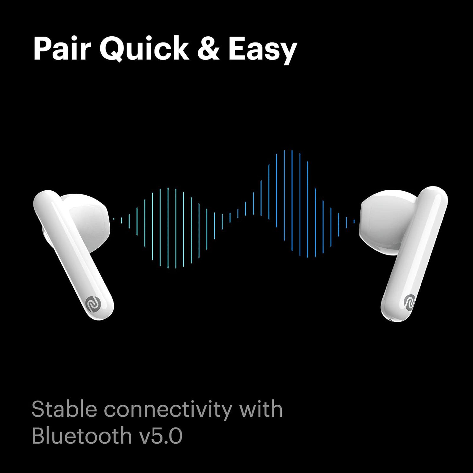 noise Air Buds In-Ear Truly Wireless Earbuds with Mic (Bluetooth 5.0, 20-Hour Playtime, White)_9