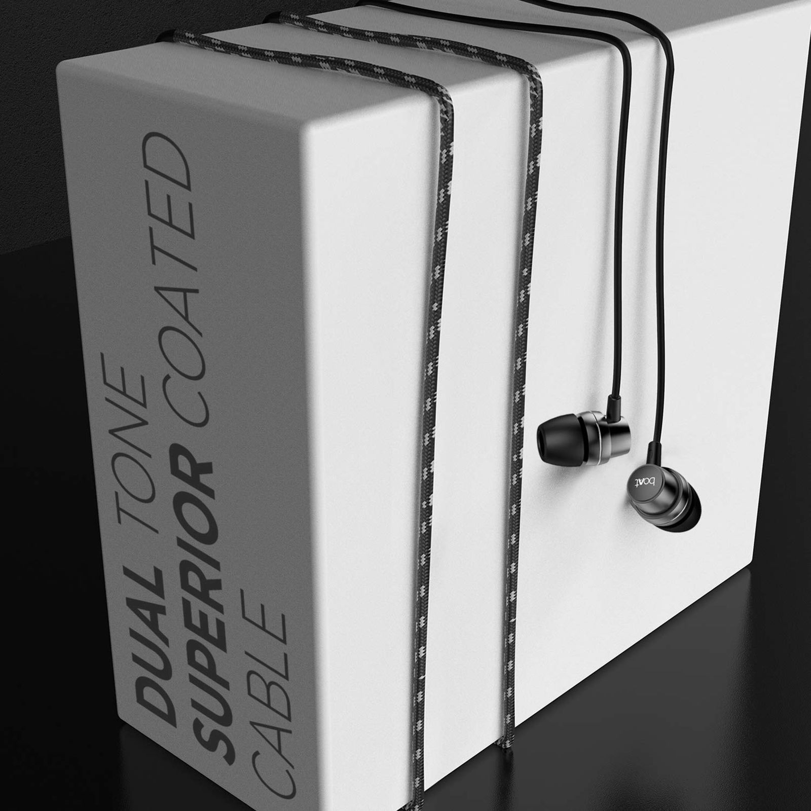 boAt Bassheads 182 Wired Earphone with Mic (In Ear, Black) boAt Bassheads 182 Wired Earphone with Mic (In Ear, Black)_9