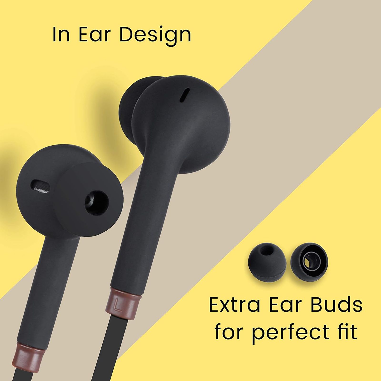 ZEBRONICS Corolla Wired Earphone with Mic (In Ear, Black) ZEBRONICS Corolla Wired Earphone with Mic (In Ear, Black)_6