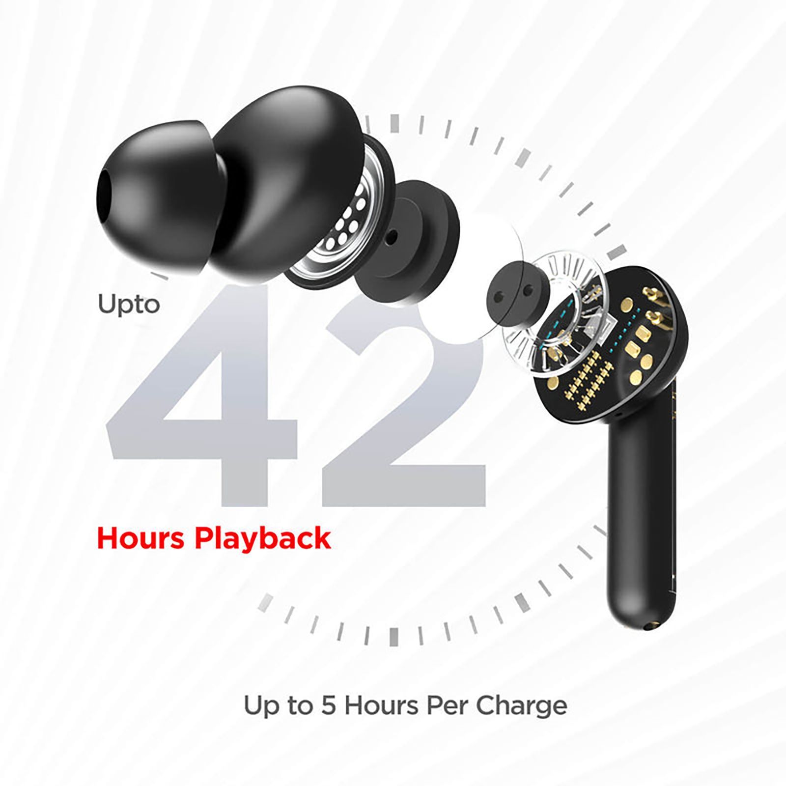 boAt Airdopes 148 TWS Earbuds with Environmental Noise Cancellation (IPX4 Sweat & Water Resistant, 42 Hours Playtime, Black)_10