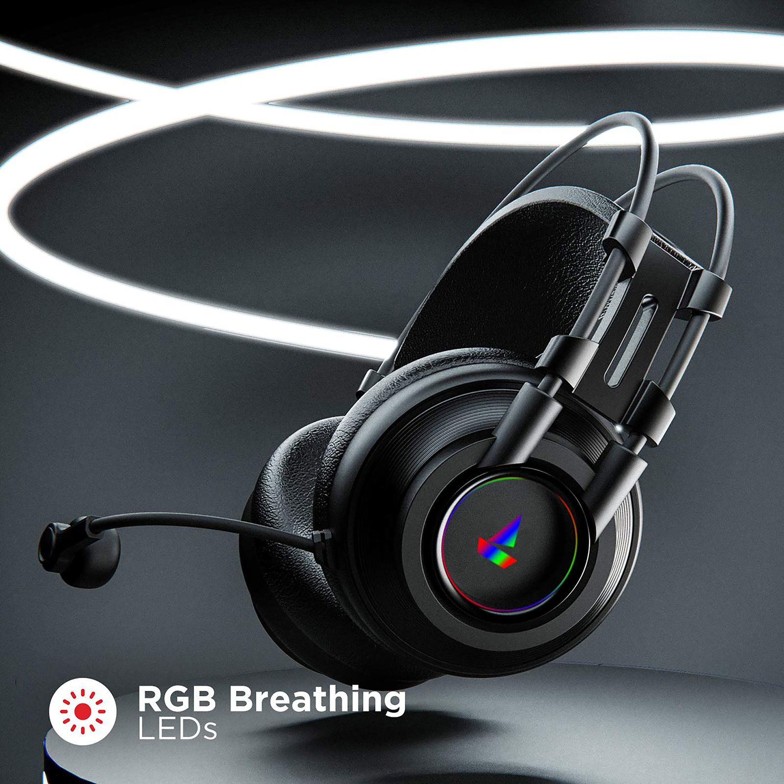 boAt Immortal 200 Wired Gaming Headset with Environmental Noise Cancellation (7.1 Channel, Over Ear, Active Black) boAt Immortal 200 Wired Gaming Headset with Environmental Noise Cancellation (7.1 Channel, Over Ear, Active Black)_3