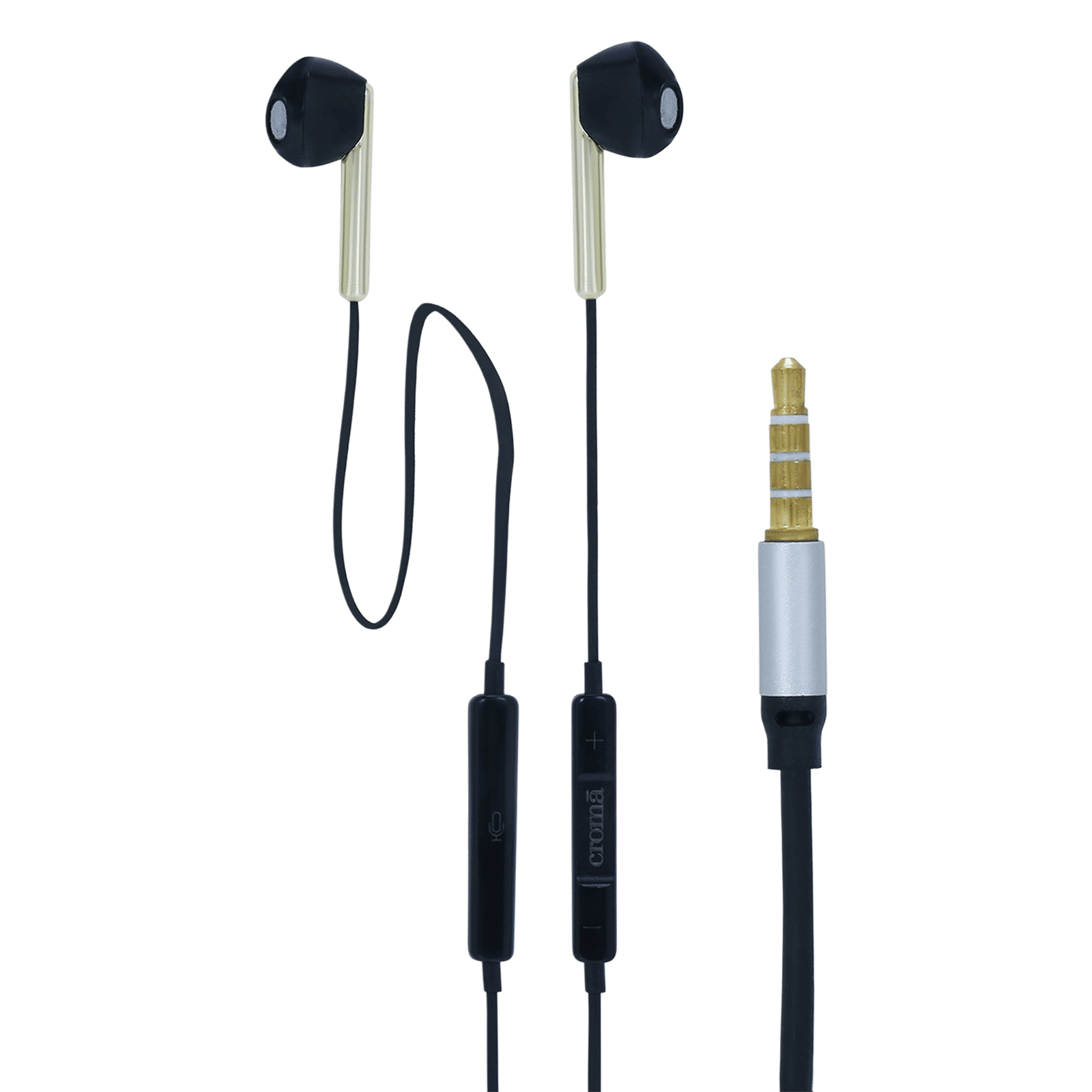 Croma Wired Earphone with Mic (In Ear, Black) Croma Wired Earphone with Mic (In Ear, Black)_14