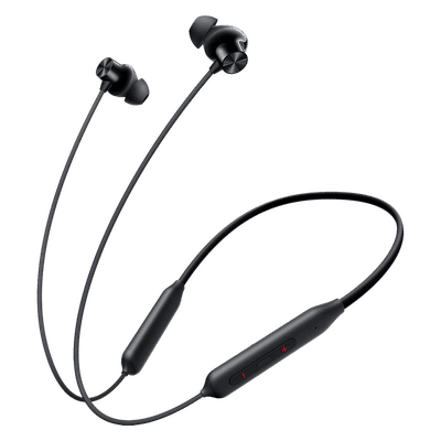 OnePlus Bullets Wireless Z2 E305A Neckband with AI Noise Cancellation (IP55 Water & Sweat Resistant, Upto 30 Hours Playback, Magico Black)