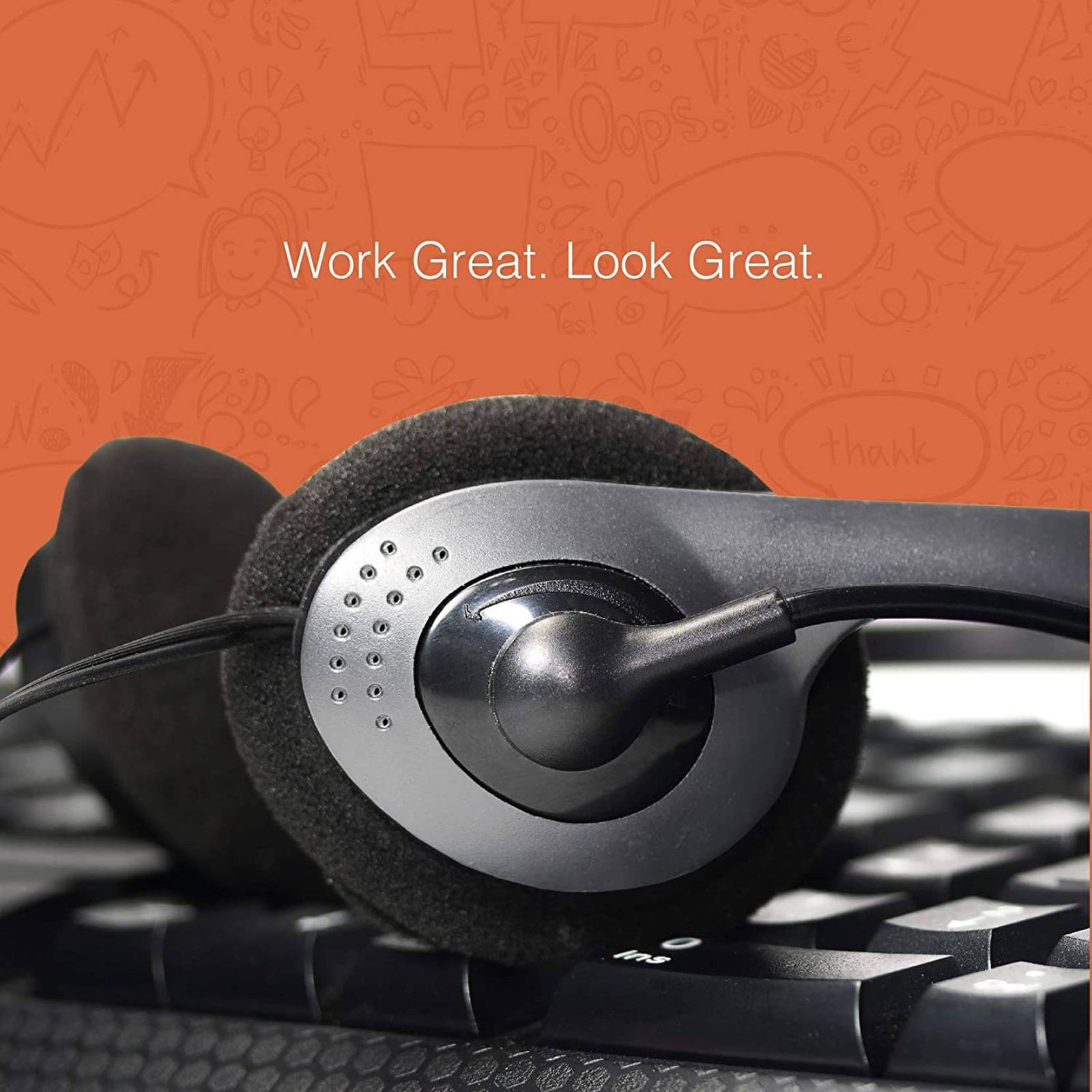 fingers H500 Wired Headphone with Mic (On Ear, Black/Dark Silver)_6