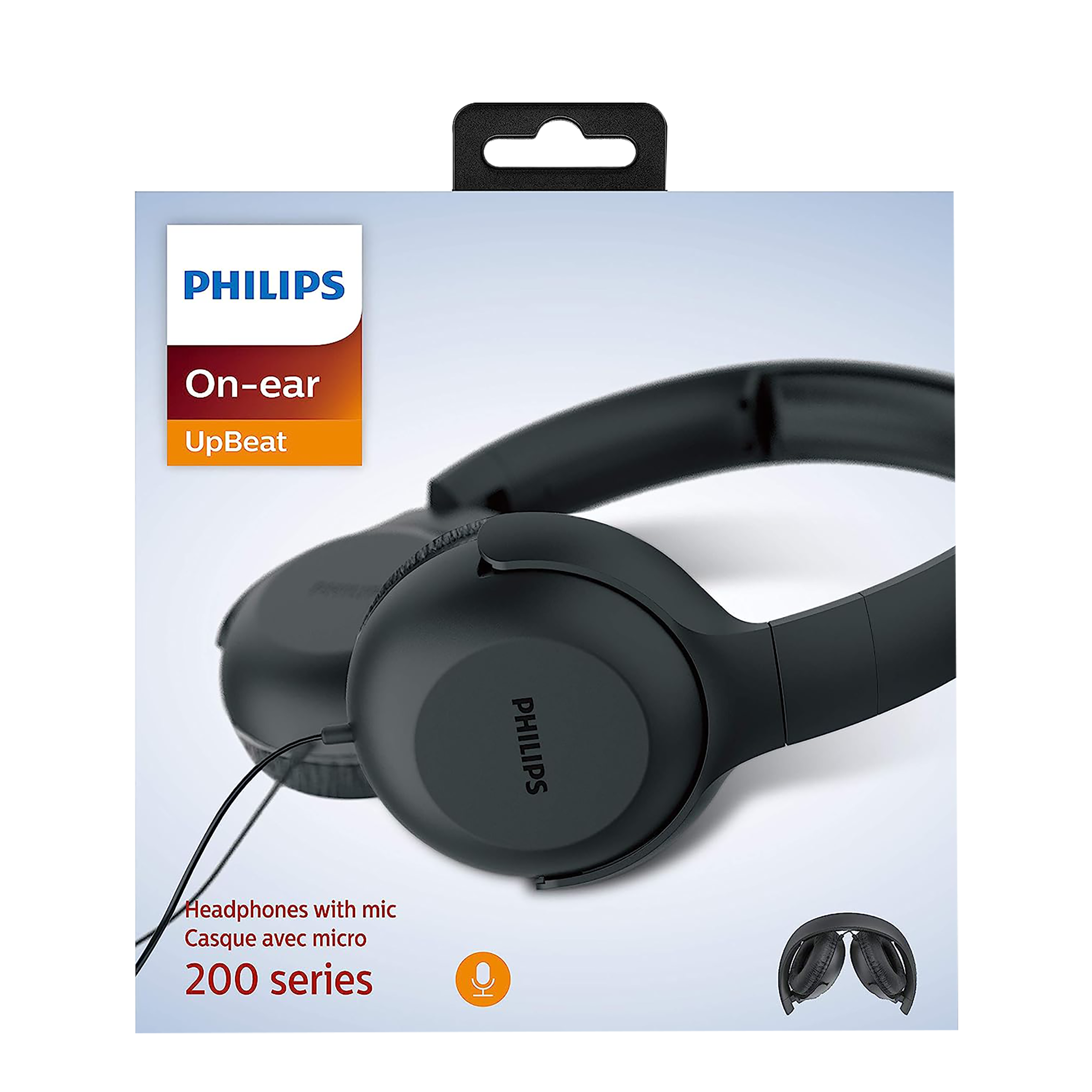PHILIPS TAUH201BK Wired Headphone with Mic (On Ear, Black)_4
