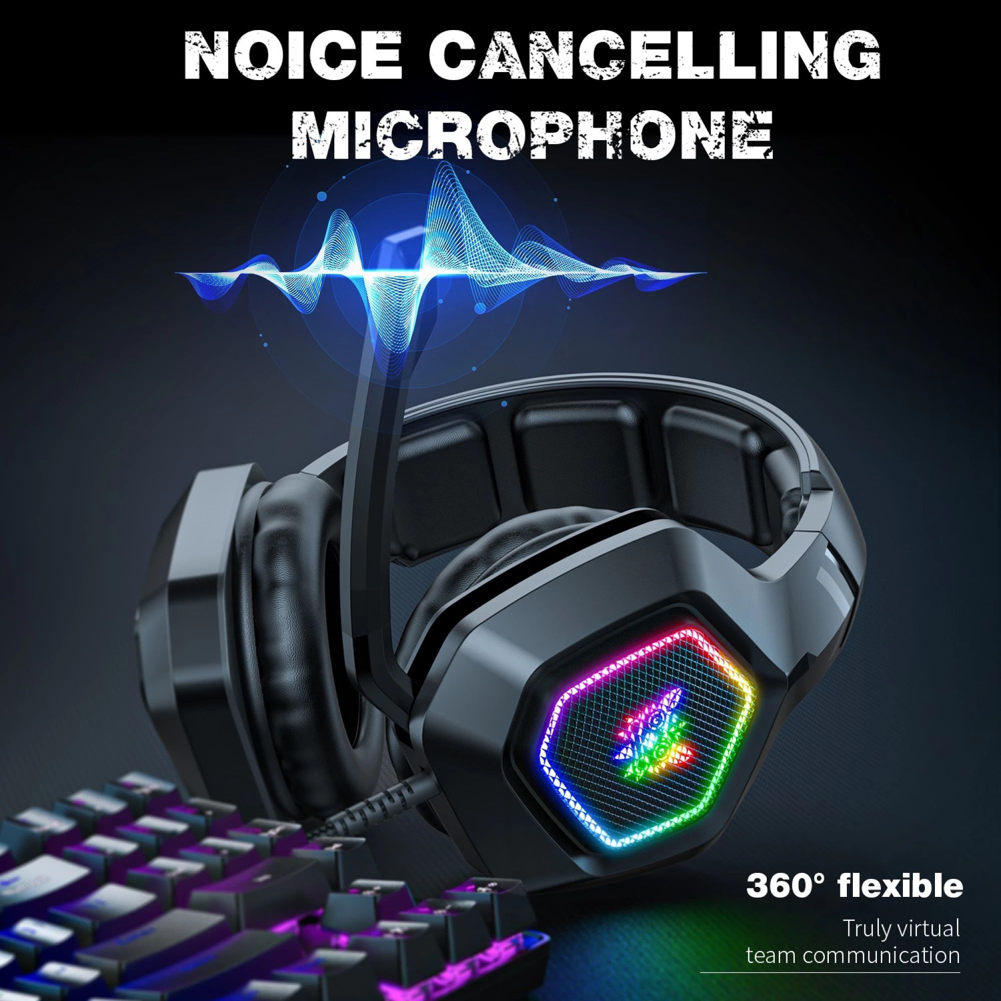 ONIKUMA K10 Over-Ear Wired Gaming Headphone with Mic (Virtual 7.1 Surround Sound, Black) ONIKUMA K10 Over-Ear Wired Gaming Headphone with Mic (Virtual 7.1 Surround Sound, Black)_6