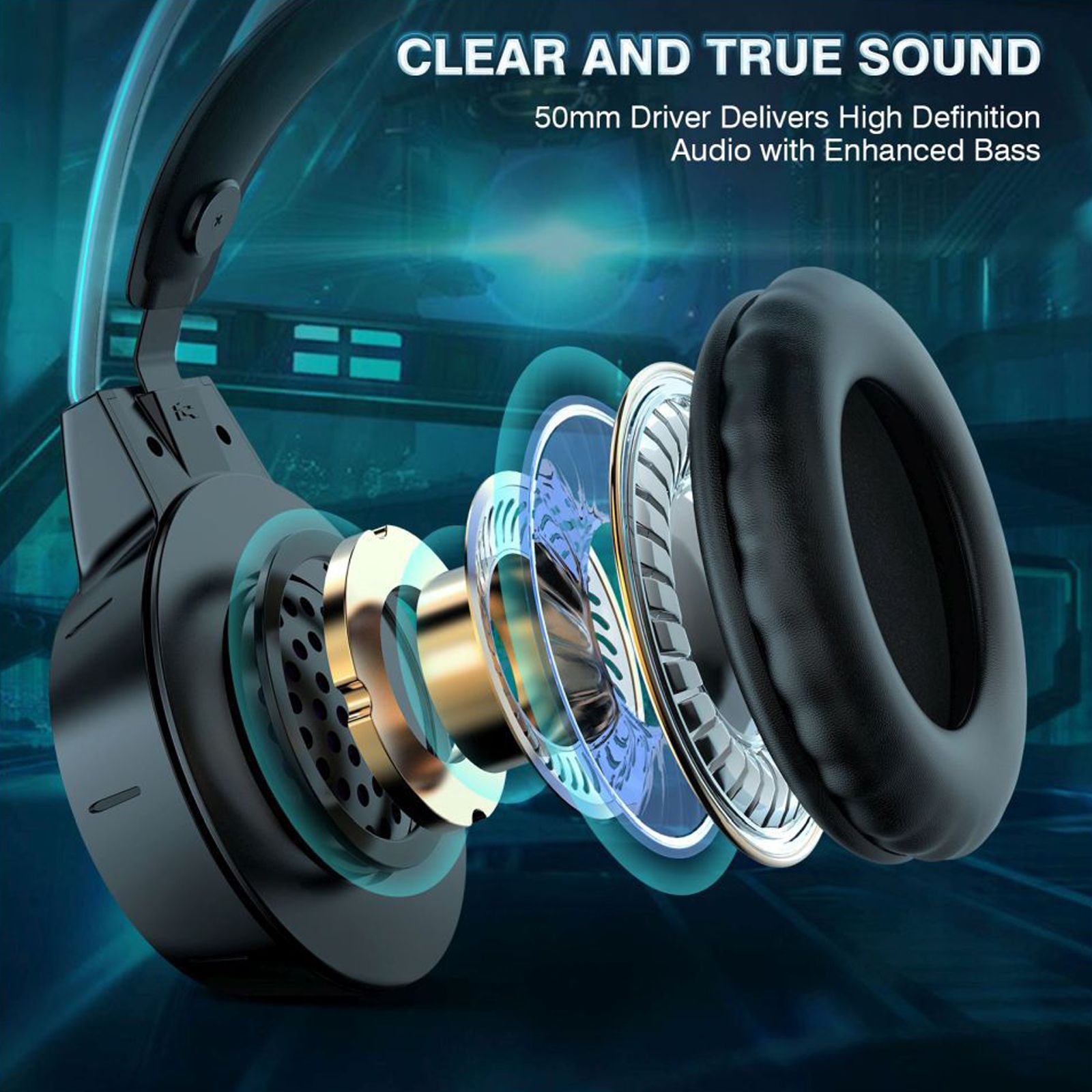 ONIKUMA X15 Pro Wired Gaming Headphone (Enhanced Bass, Over-Ear, Black)_8