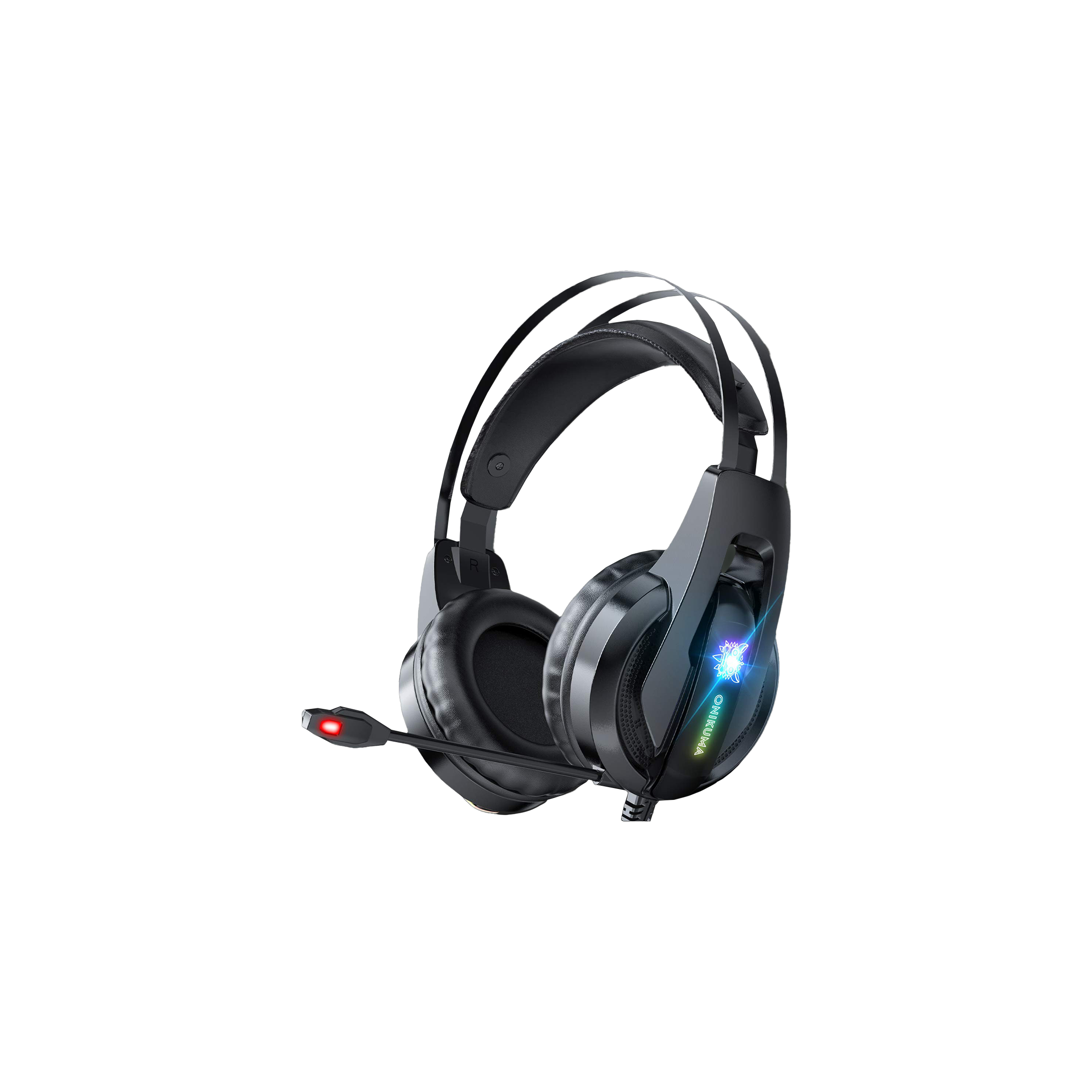 ONIKUMA K16 Wired Gaming Headphone with High Sensitive Noise Cancellation (Forbalanced Game Audio, Over Ear, Black)_1