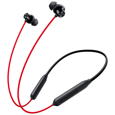 OnePlus Bullets Wireless Z2 E305A Neckband with AI Noise Cancellation (IP55 Water & Sweat Resistant, Upto 30 Hours Playback, Acoustic Red)