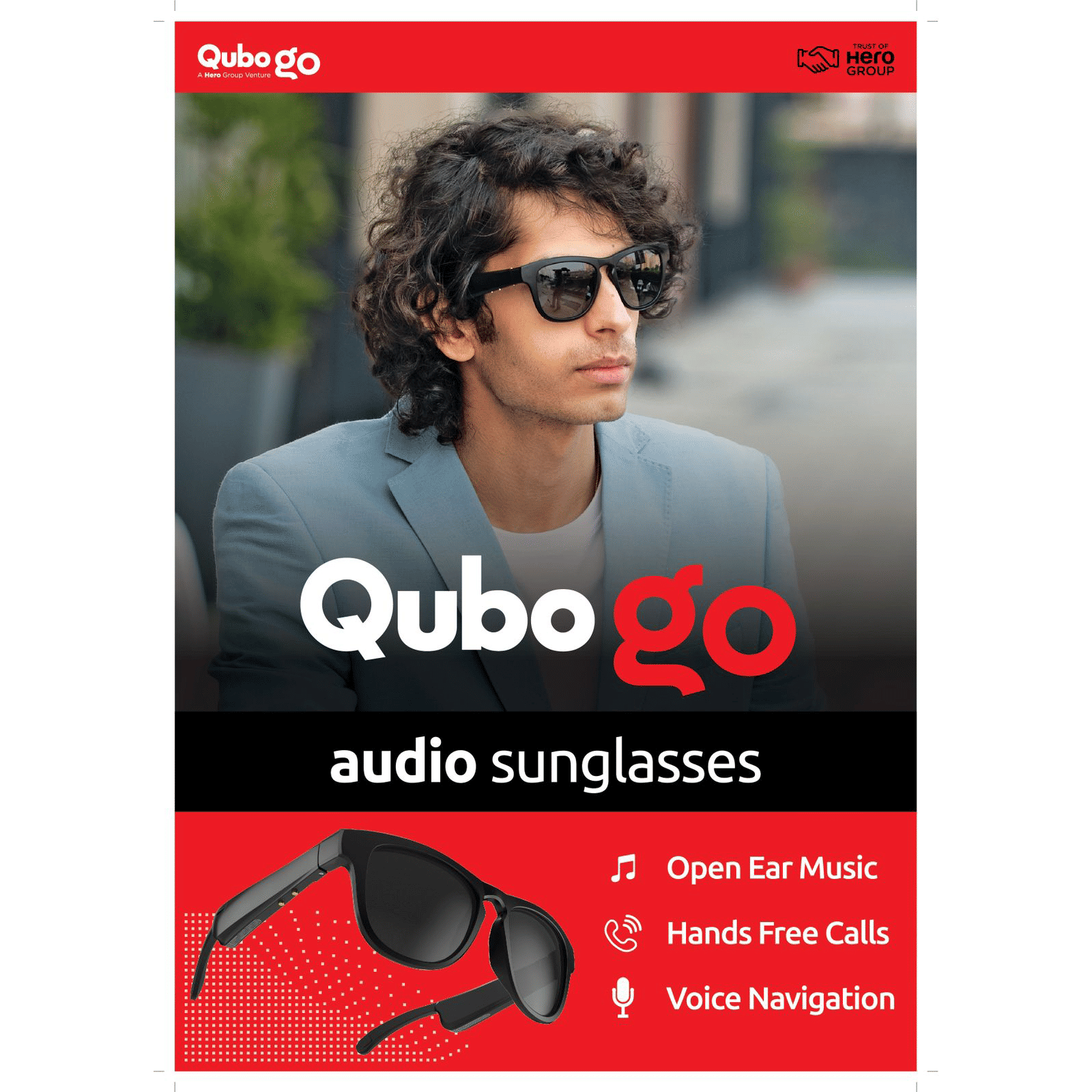 Qubo Go WF-HHF01GRBL1 Audio Sunglass (6 Hours Playback, Black) Qubo Go WF-HHF01GRBL1 Audio Sunglass (6 Hours Playback, Black)_7