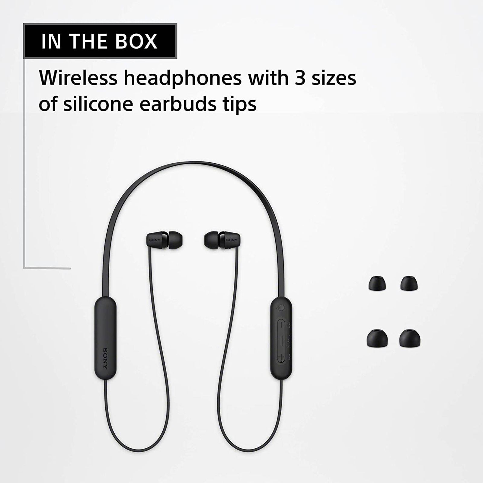 SONY WI-C100 Neckband (IPX4 Sweat & Splashproof, 25 Hours Playtime, Black)_13