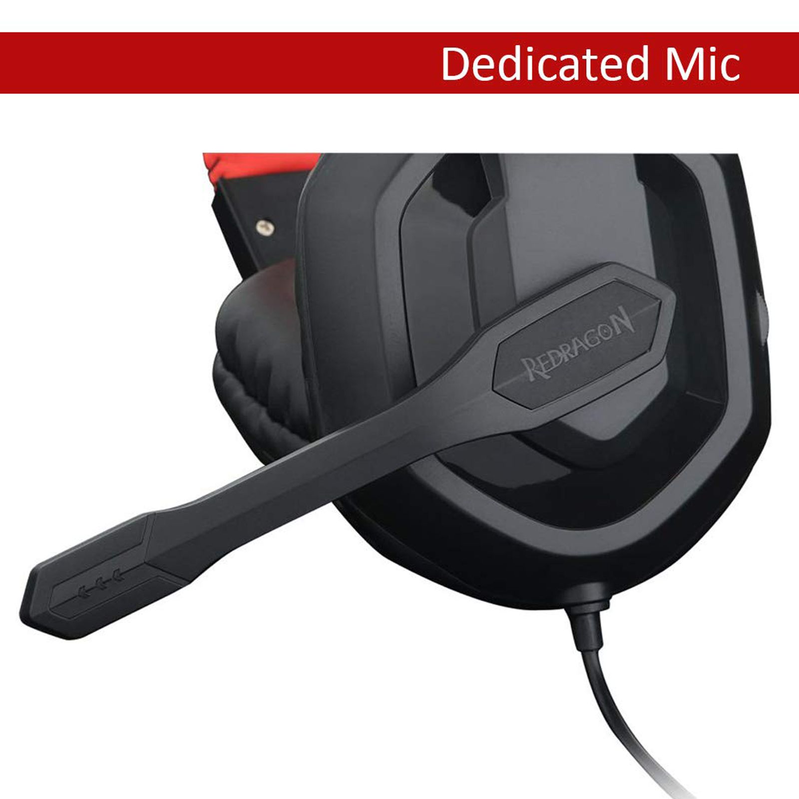 REDRAGON ARES H120 Wired Gaming Headset with Noise Isolation (Crystal Clear Sound, Over Ear, Black) REDRAGON ARES H120 Wired Gaming Headset with Noise Isolation (Crystal Clear Sound, Over Ear, Black)_4