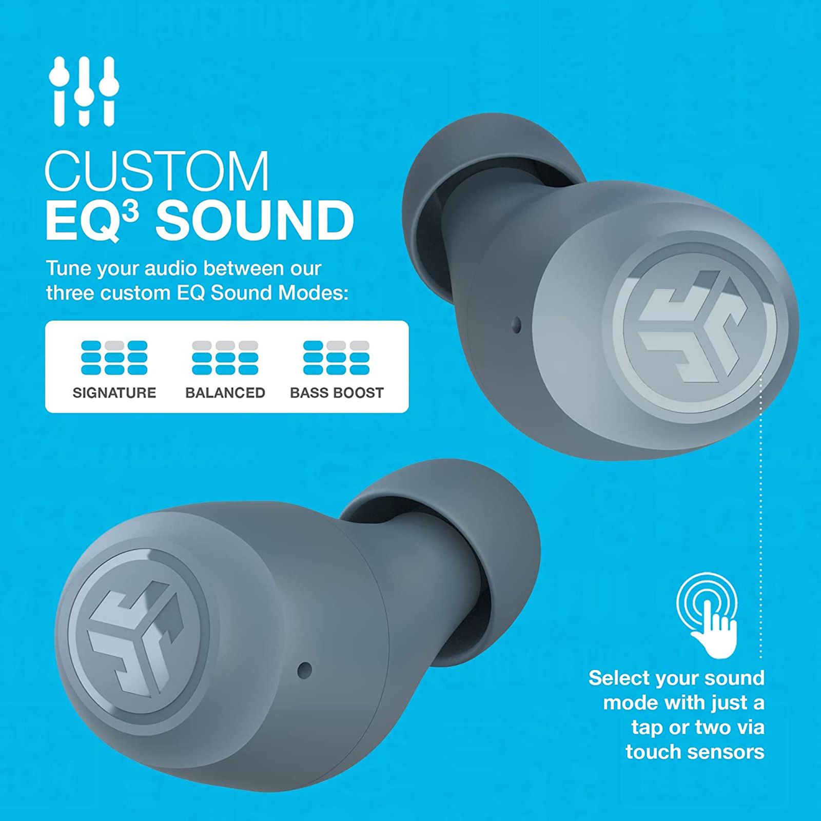 JLAB Go Air Pop IEUEBGAIRPOPRSLT12 TWS Earbuds (IPX4 Sweat & Water Resistant, 32 Hours Playback, Slate) JLAB Go Air Pop IEUEBGAIRPOPRSLT12 TWS Earbuds (IPX4 Sweat & Water Resistant, 32 Hours Playback, Slate)_7
