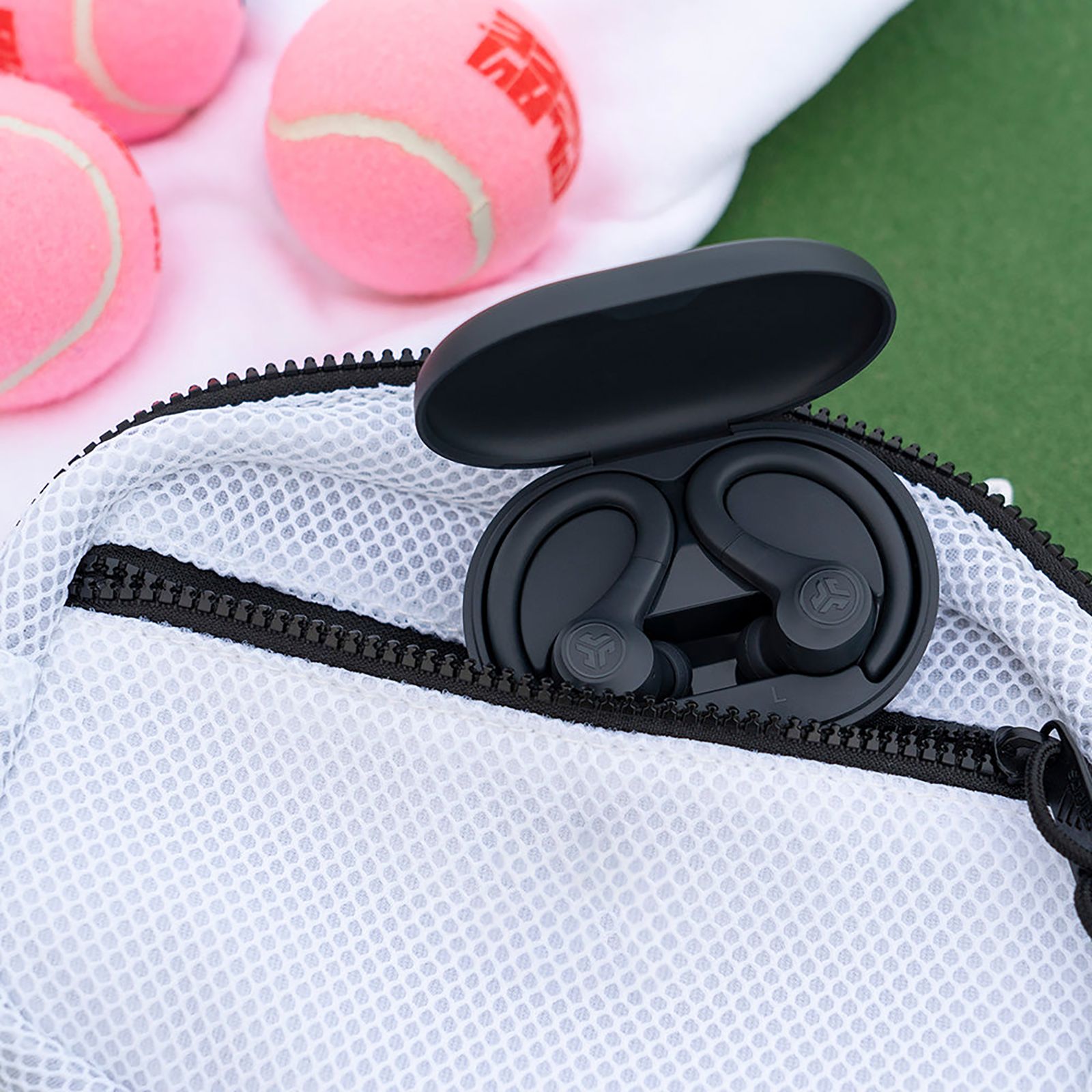 JLAB Go Air Sport IEUEBGAIRSPRTRBLK1 TWS Earbuds (IP55 Water & Sweat Resistant, 32 Hours Playback, Graphite)_14