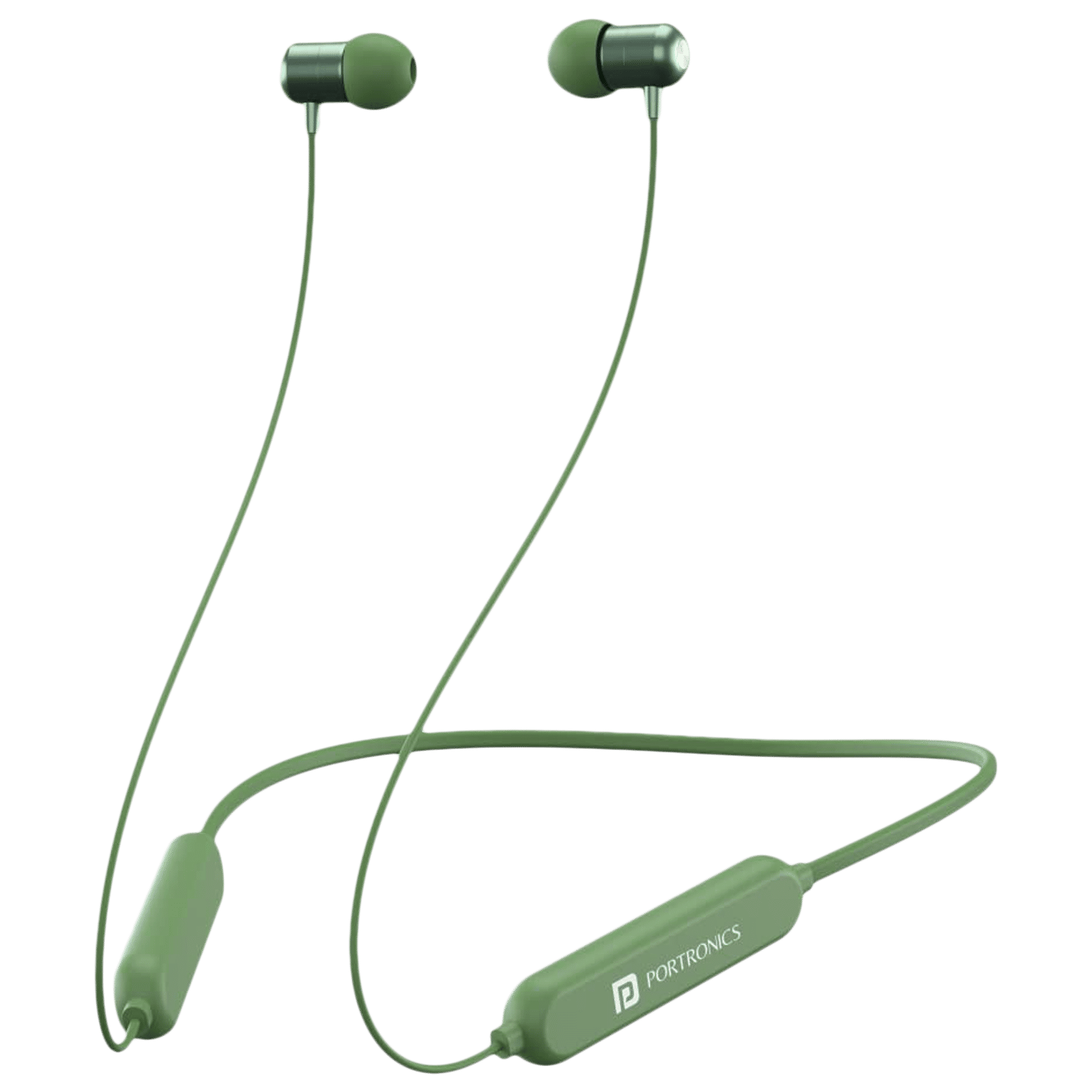 PORTRONICS Harmonics Z1 POR-1575 Neckband (Voice Assistant Enabled, Green) PORTRONICS Harmonics Z1 POR-1575 Neckband (Voice Assistant Enabled, Green)_1