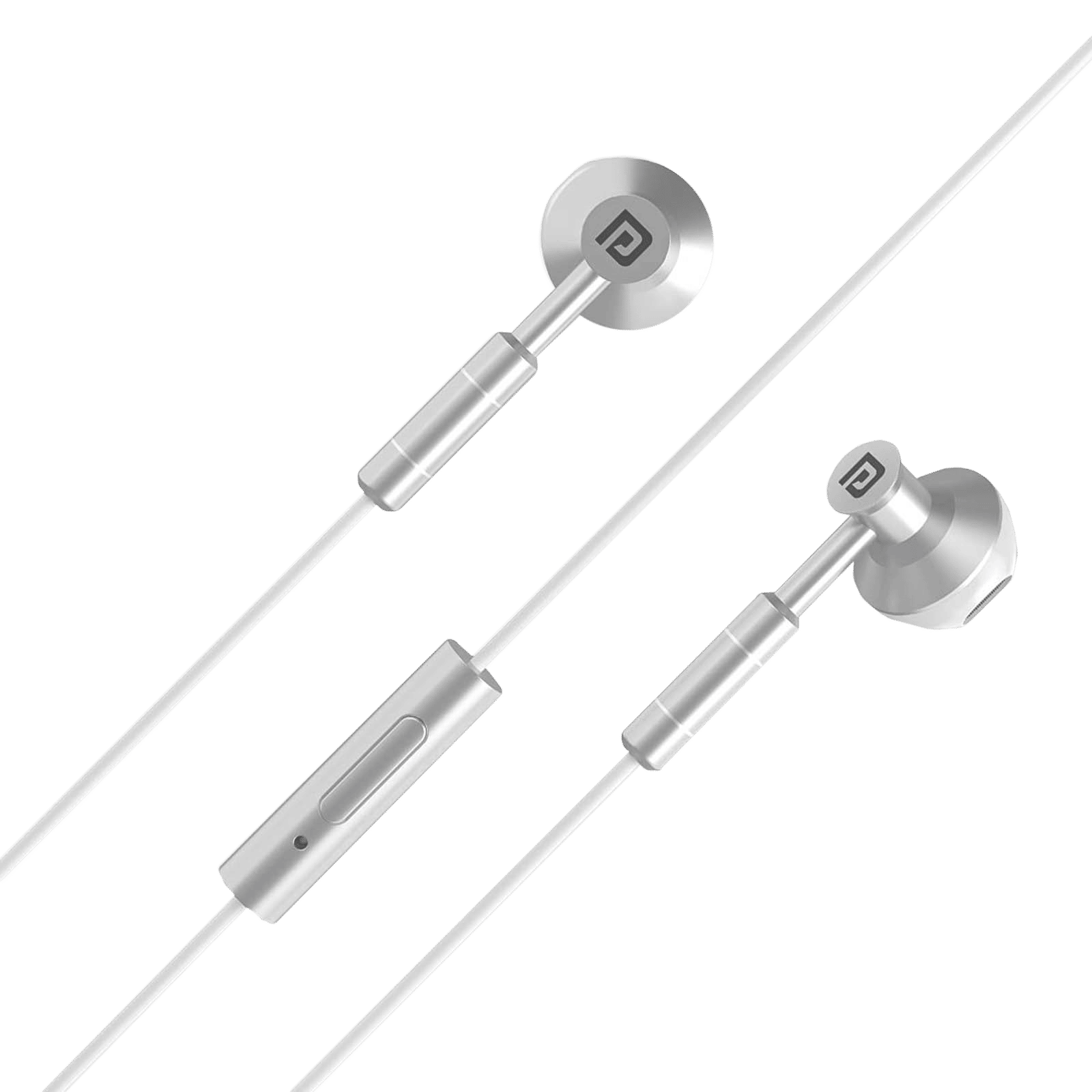 PORTRONICS Ear 1 POR-1370 Wired Earphone with Mic (In Ear, White) PORTRONICS Ear 1 POR-1370 Wired Earphone with Mic (In Ear, White)_3
