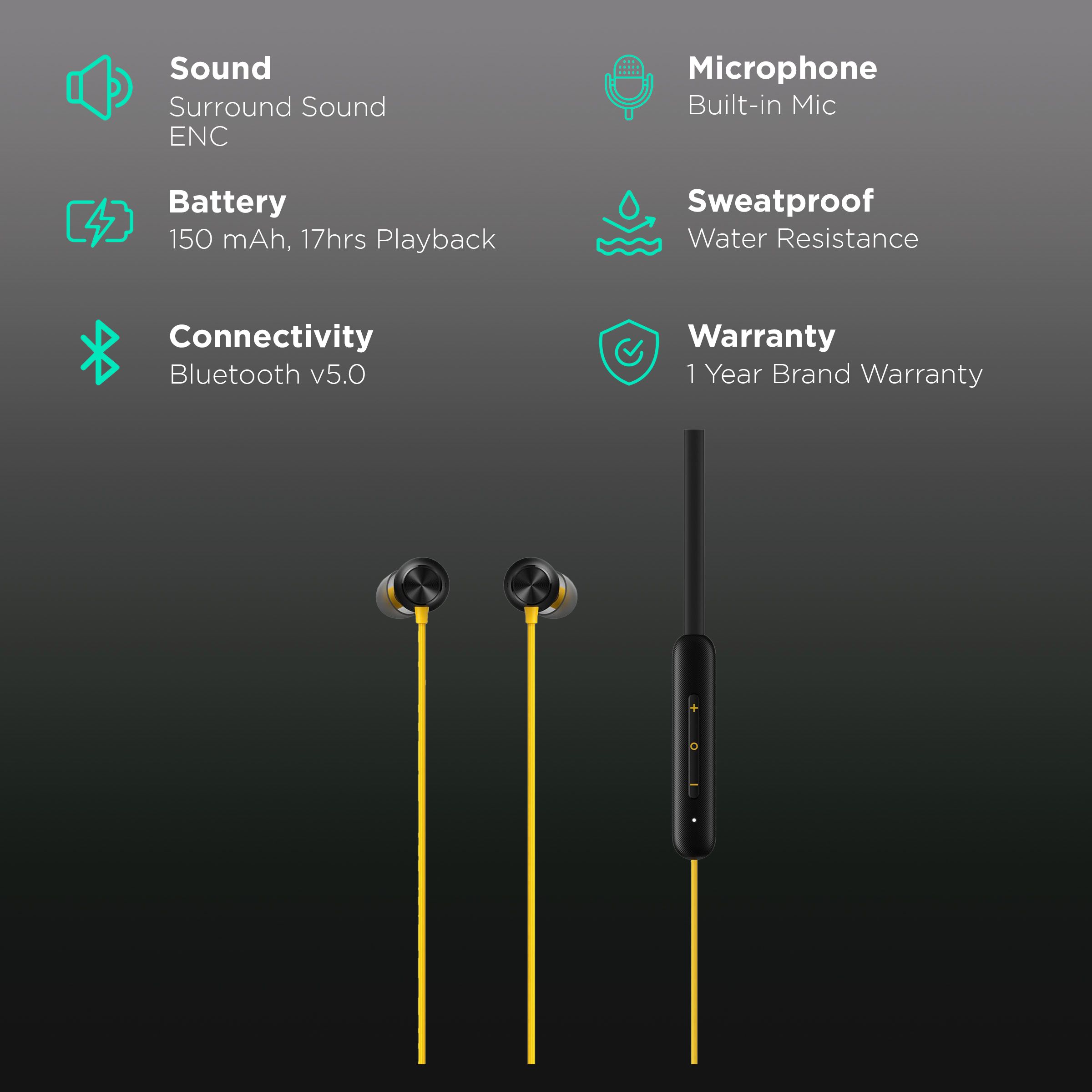 realme Buds Wireless 2S RMA2011 Neckband with Environment Noise Cancellation (IPX4 Water Resistant, Powerful Bass, Black) realme Buds Wireless 2S RMA2011 Neckband with Environment Noise Cancellation (IPX4 Water Resistant, Powerful Bass, Black)_2