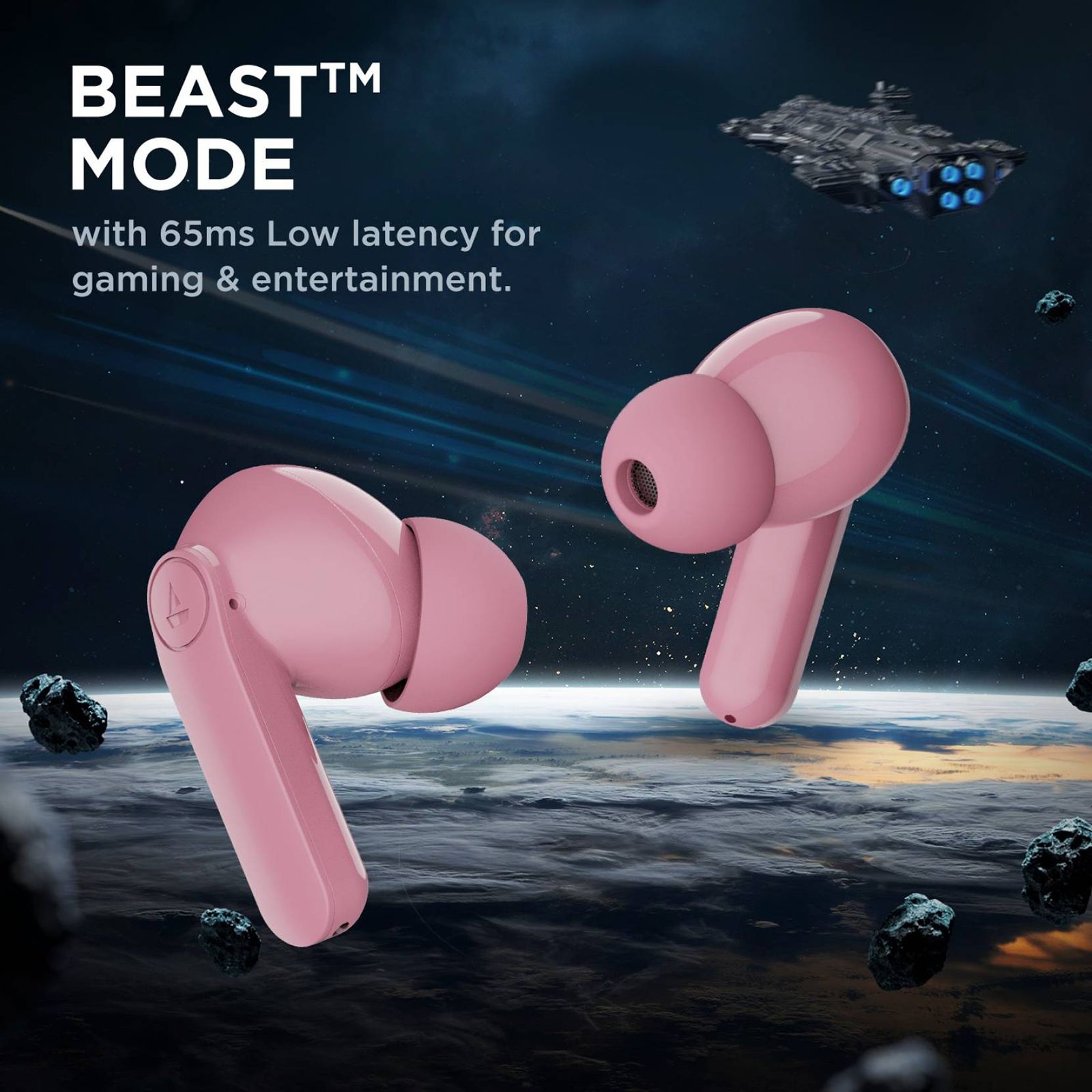 boAt Airdopes 131 Pro TWS Earbuds with Environment Noise Cancellation Technology (IPX5 Water Resistance, ASAP Charge, Mint Bubblegum)_6