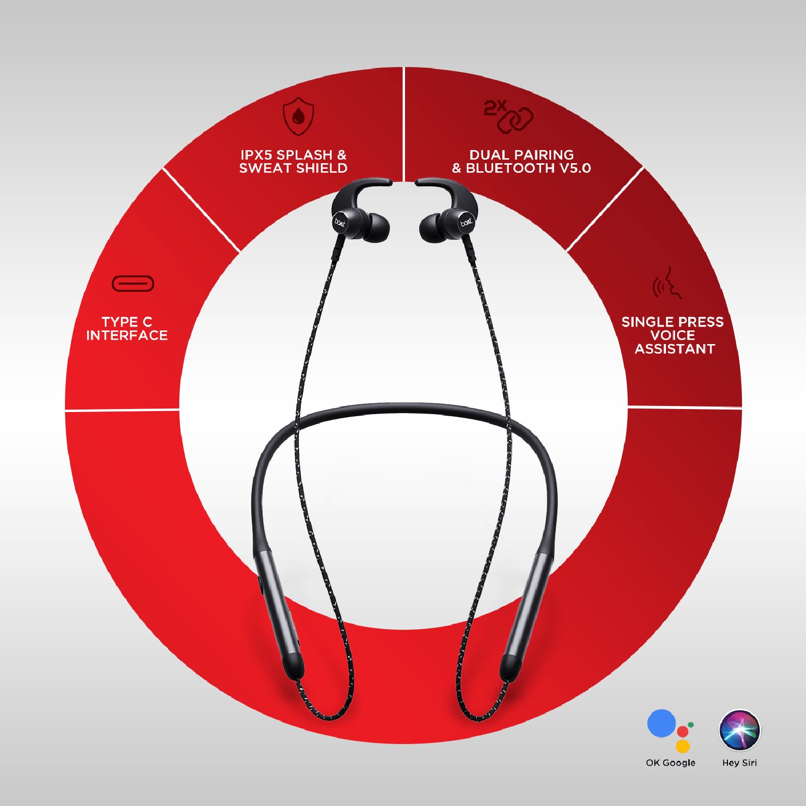boAt Rockerz 333 Neckband (IPX5 Splash & Sweat Shield, ASAP Charge, Active Black) boAt Rockerz 333 Neckband (IPX5 Splash & Sweat Shield, ASAP Charge, Active Black)_7