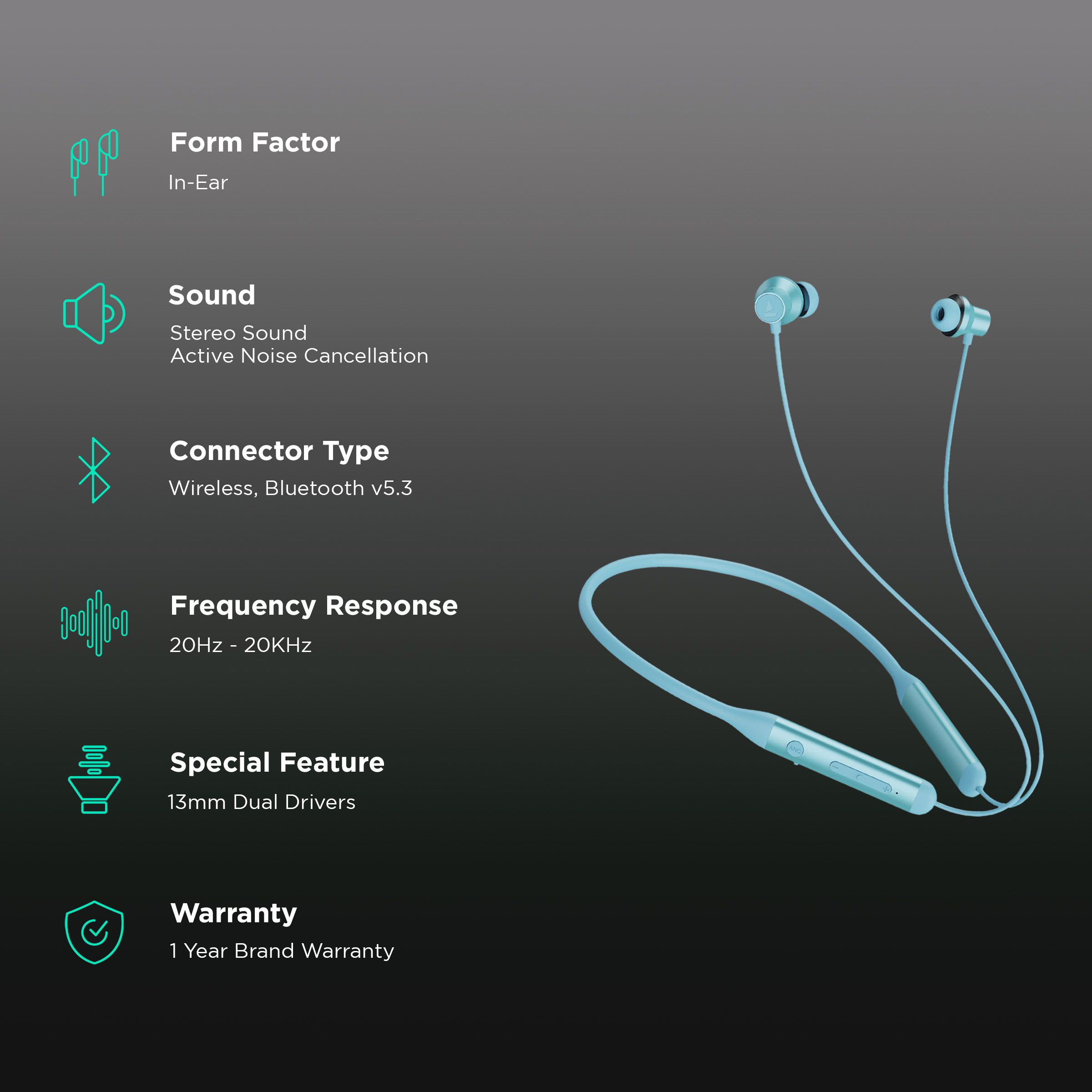 boAt Rockerz 330 Neckband with Active Noise Cancellation (IPX4 Water Resistant, Powerful Playback, Oceanic Blue)_2