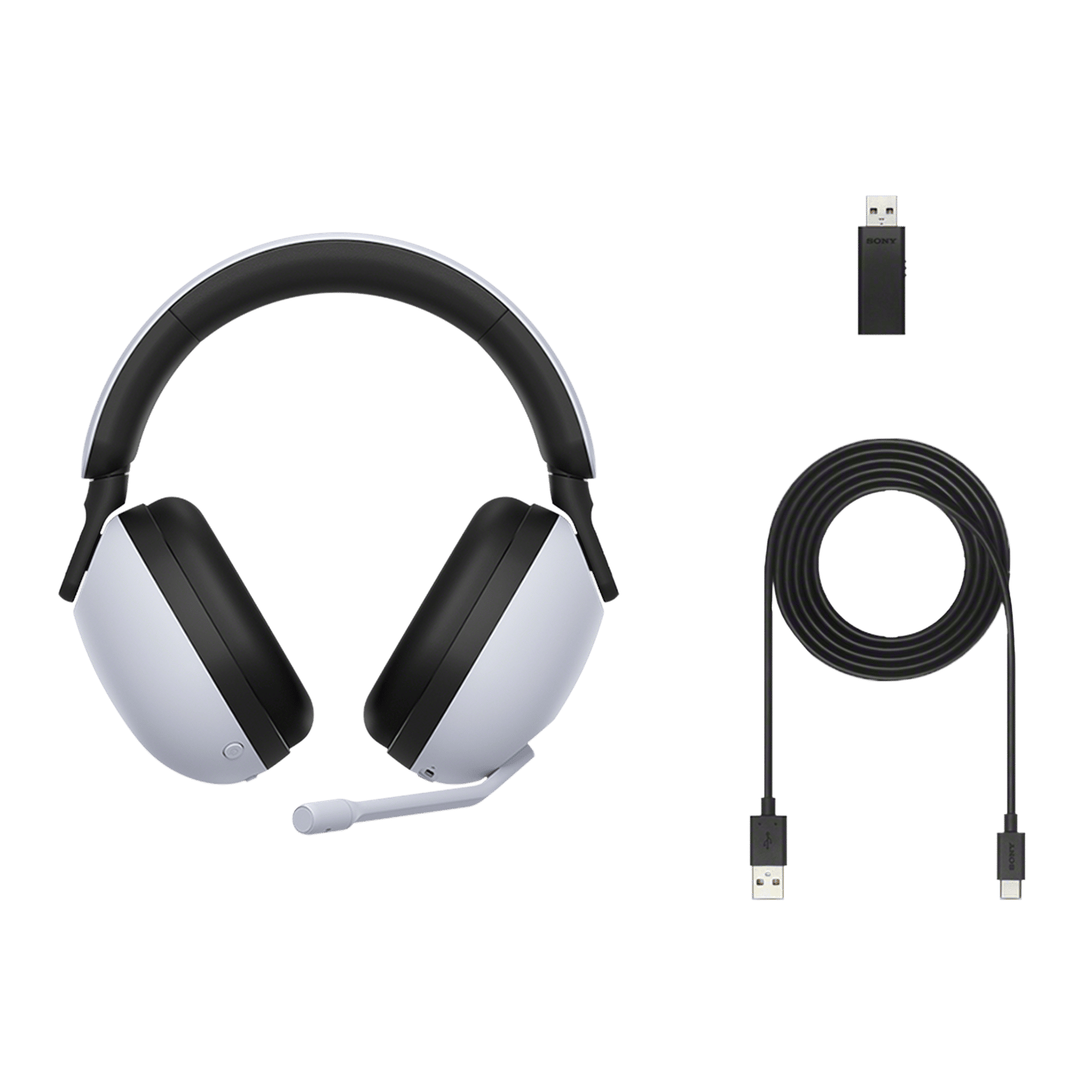 SONY INZONE H9 WH-G900 Bluetooth Gaming Headphone with Active Noise Cancellation (360 Spatial Sound, Over Ear, White) SONY INZONE H9 WH-G900 Bluetooth Gaming Headphone with Active Noise Cancellation (360 Spatial Sound, Over Ear, White)_1