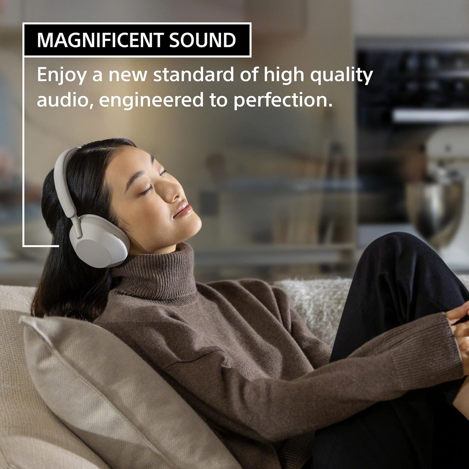 SONY WH-1000XM5 Bluetooth Headphone with Mic (Auto Noise Cancellation Optimizer, Over Ear, Black)_9