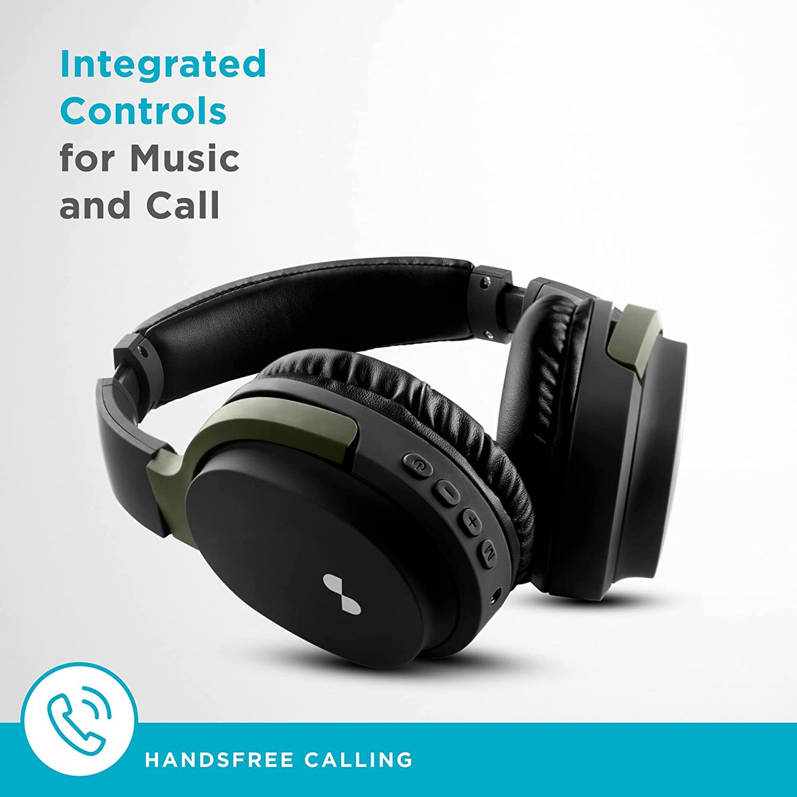 urbn Thump 550 Bluetooth Headphone with Mic (Upto16 Hours Playtime, Over-Ear, Camo)_6