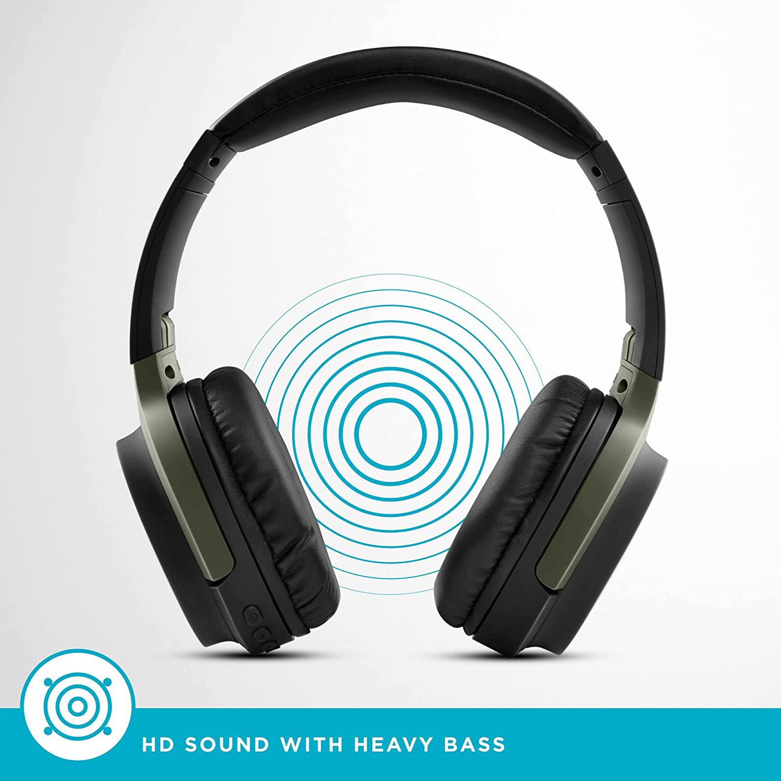 urbn Thump 550 Bluetooth Headphone with Mic (Upto16 Hours Playtime, Over-Ear, Camo)_5