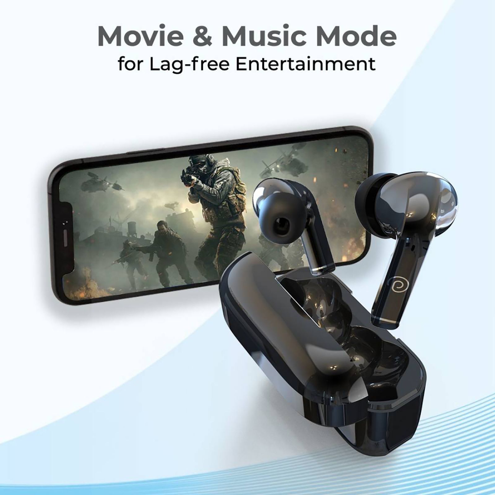 pTron Basspods P251 TWS Earbuds with Passive Noise Cancellation (IPX4 Water Resistant, Immersive Stereo Sound, Black) pTron Basspods P251 TWS Earbuds with Passive Noise Cancellation (IPX4 Water Resistant, Immersive Stereo Sound, Black)_7